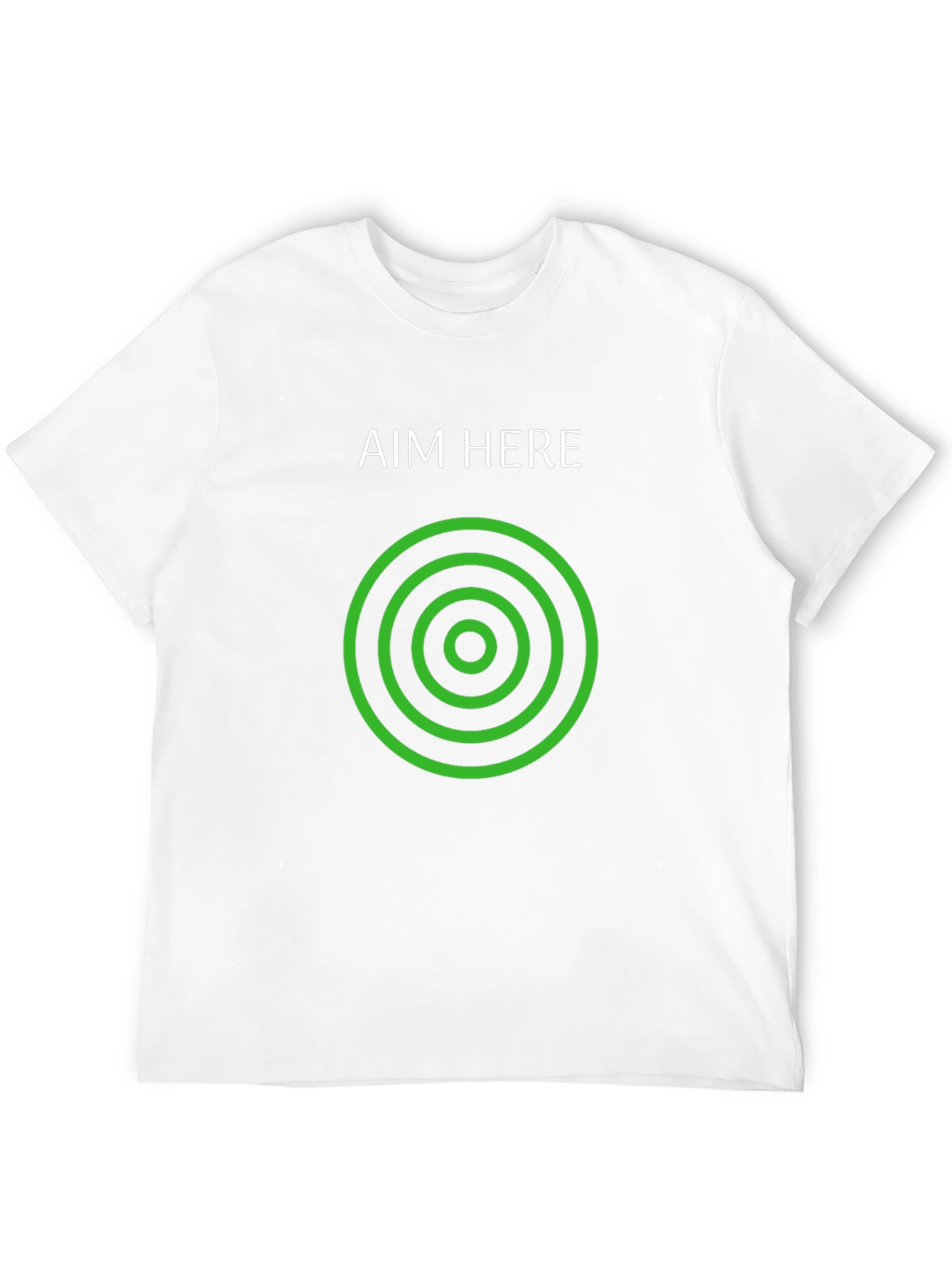 Aim Here T-Shirt - Black Graphic Tee