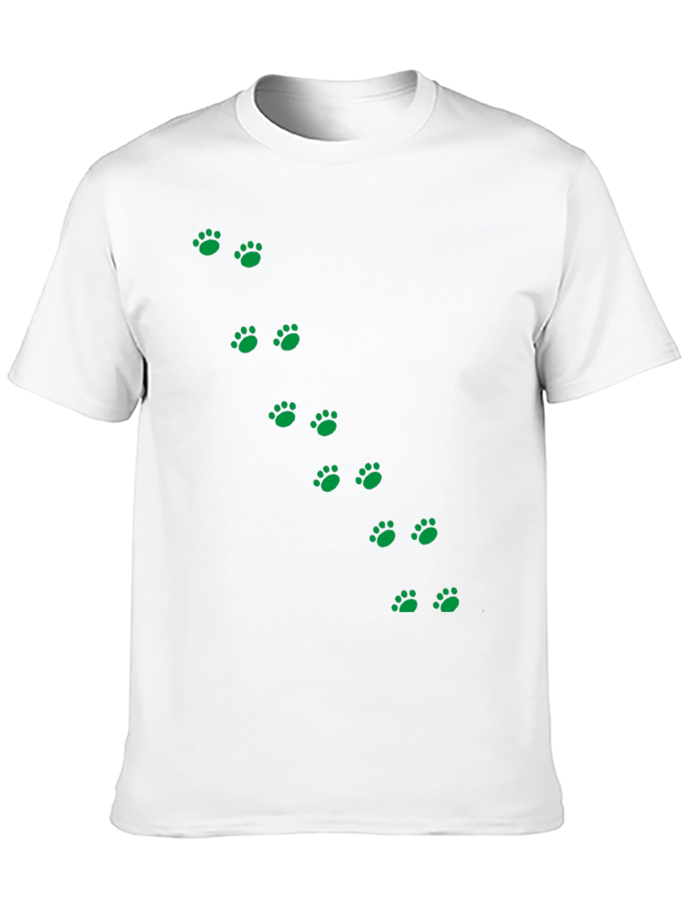 Black Paw Print T-Shirt - Casual Style