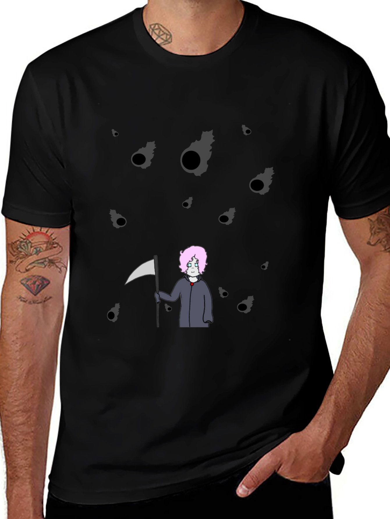 Grim Reaper Anime T-Shirt - Unique Design