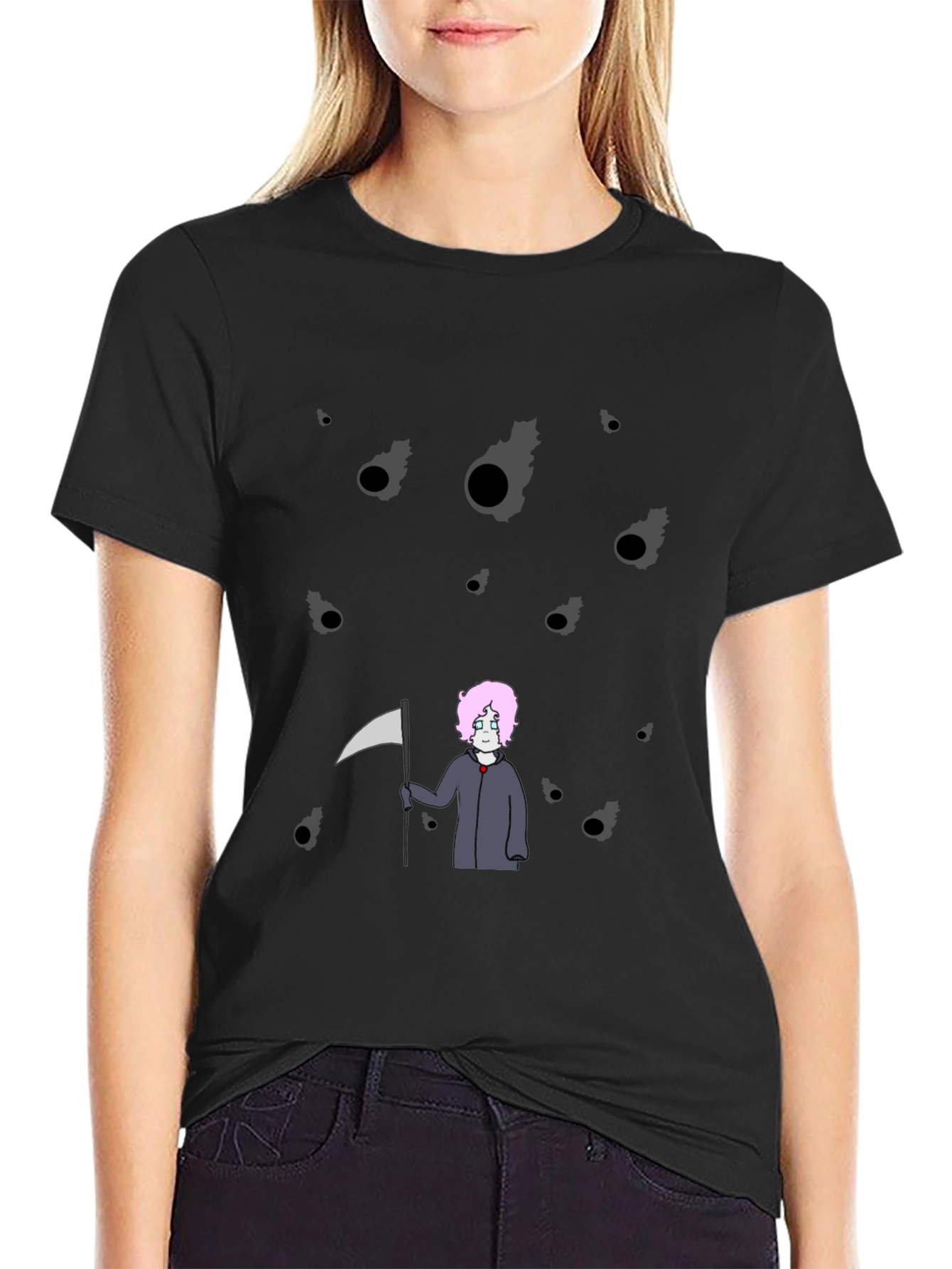 Grim Reaper Anime T-Shirt - Unique Design