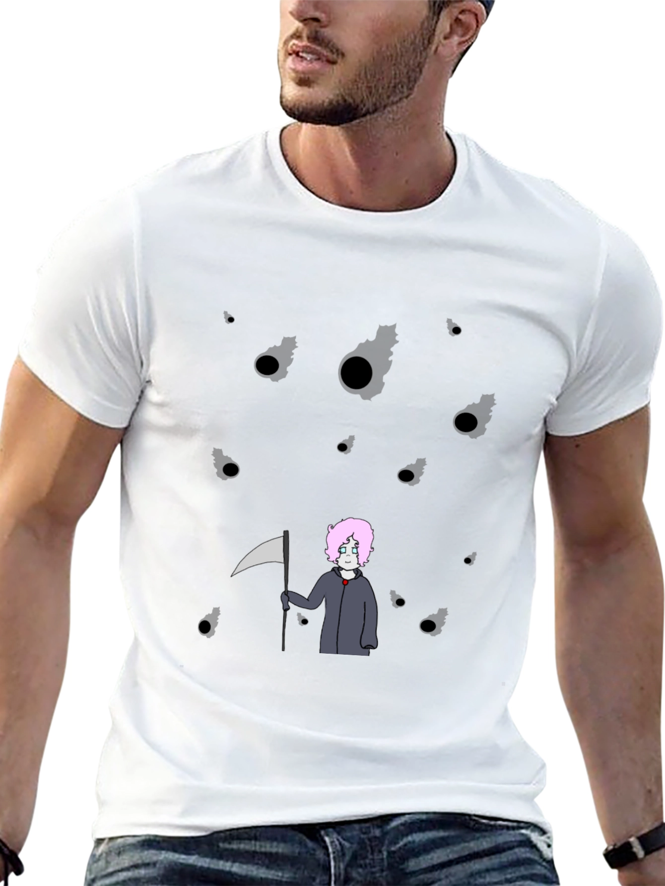 Grim Reaper Anime T-Shirt - Unique Design