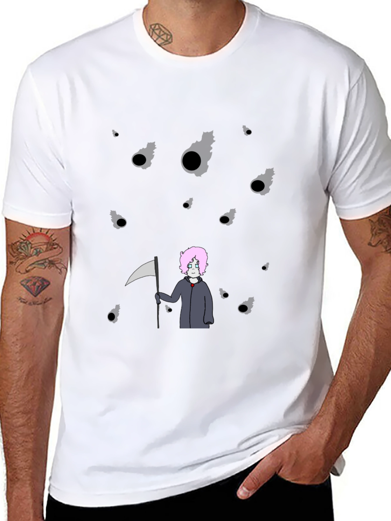 Grim Reaper Anime T-Shirt - Unique Design