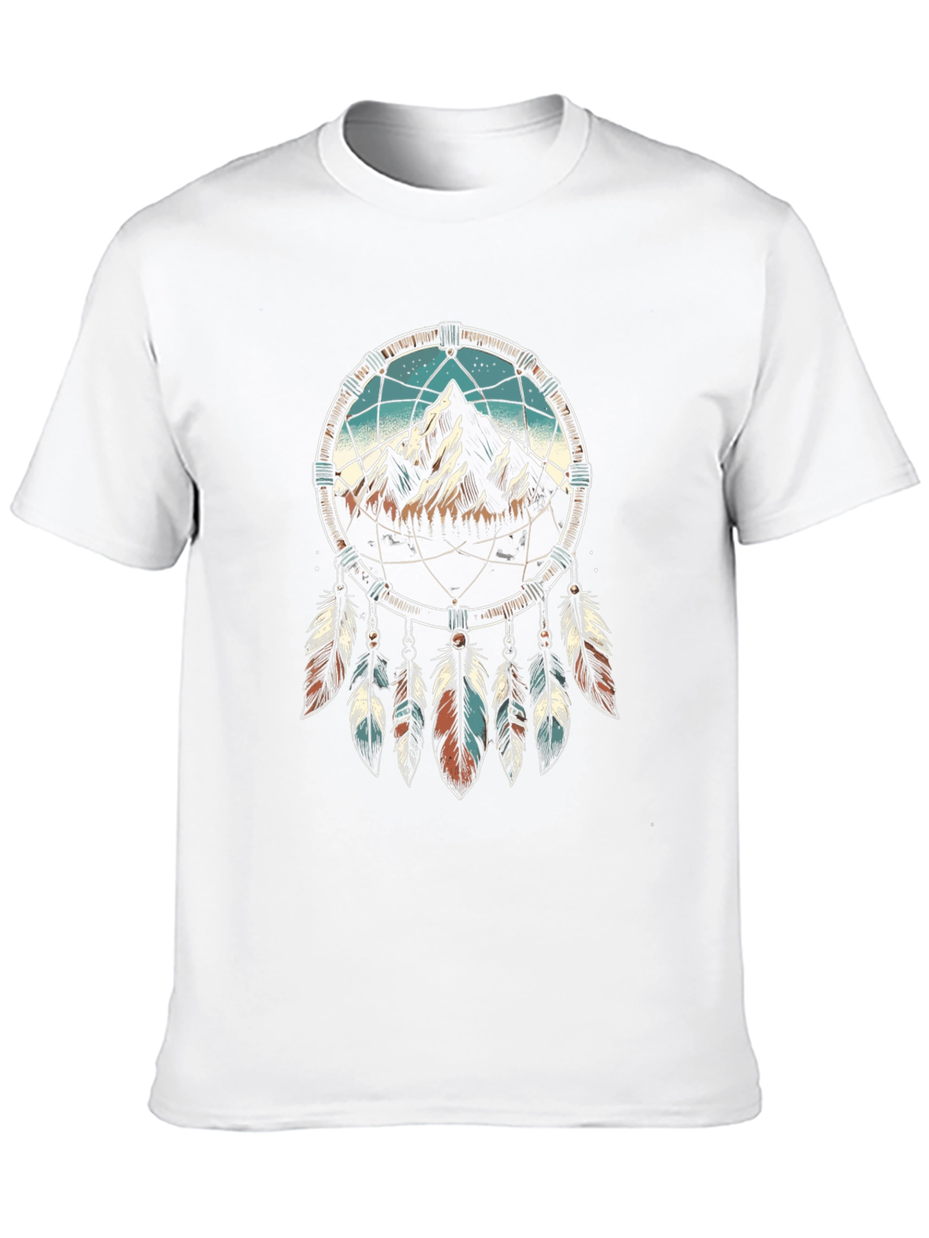 Dreamcatcher Mountain Graphic Tee - Black