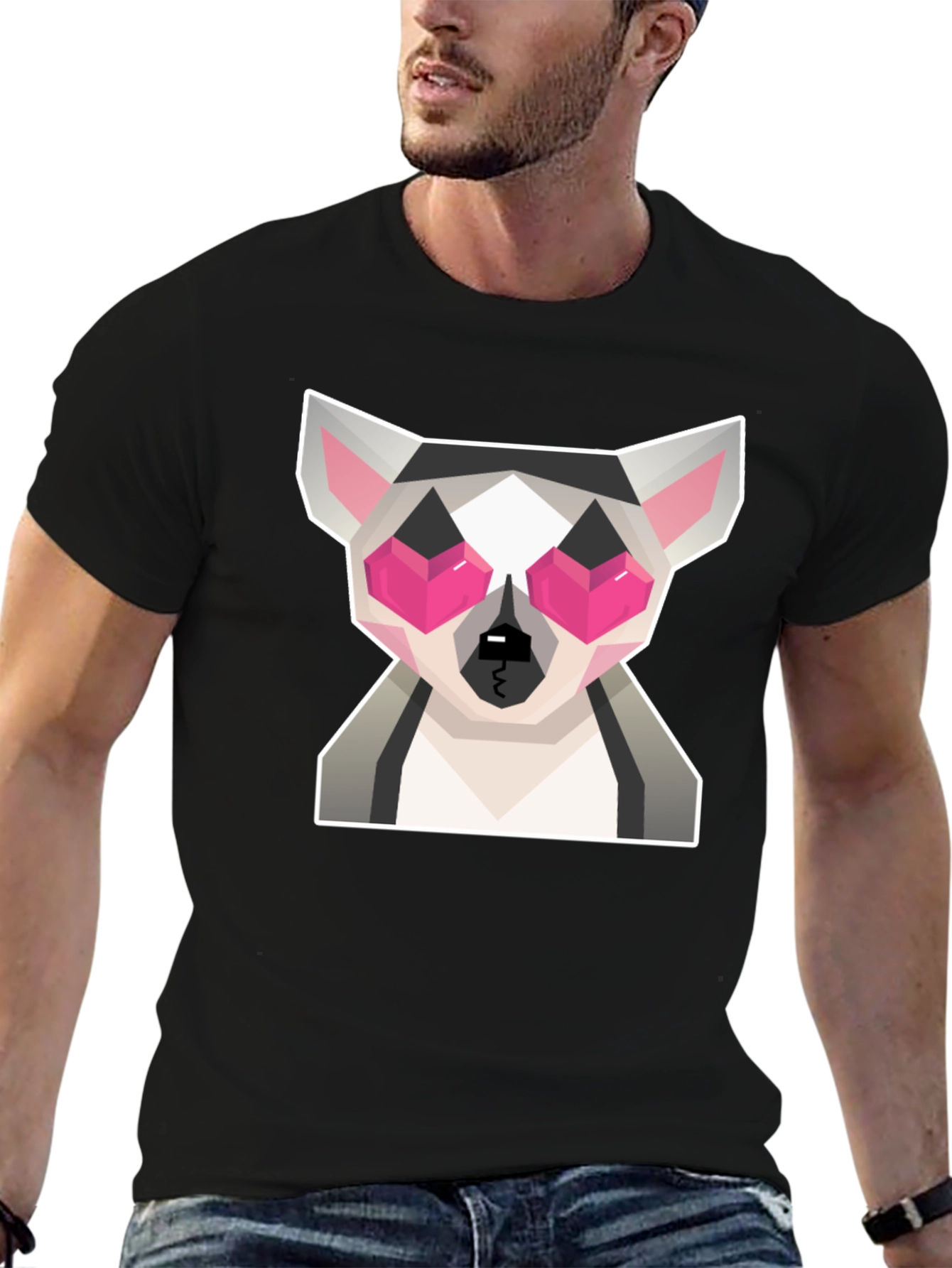 Geometric Lemur T-Shirt