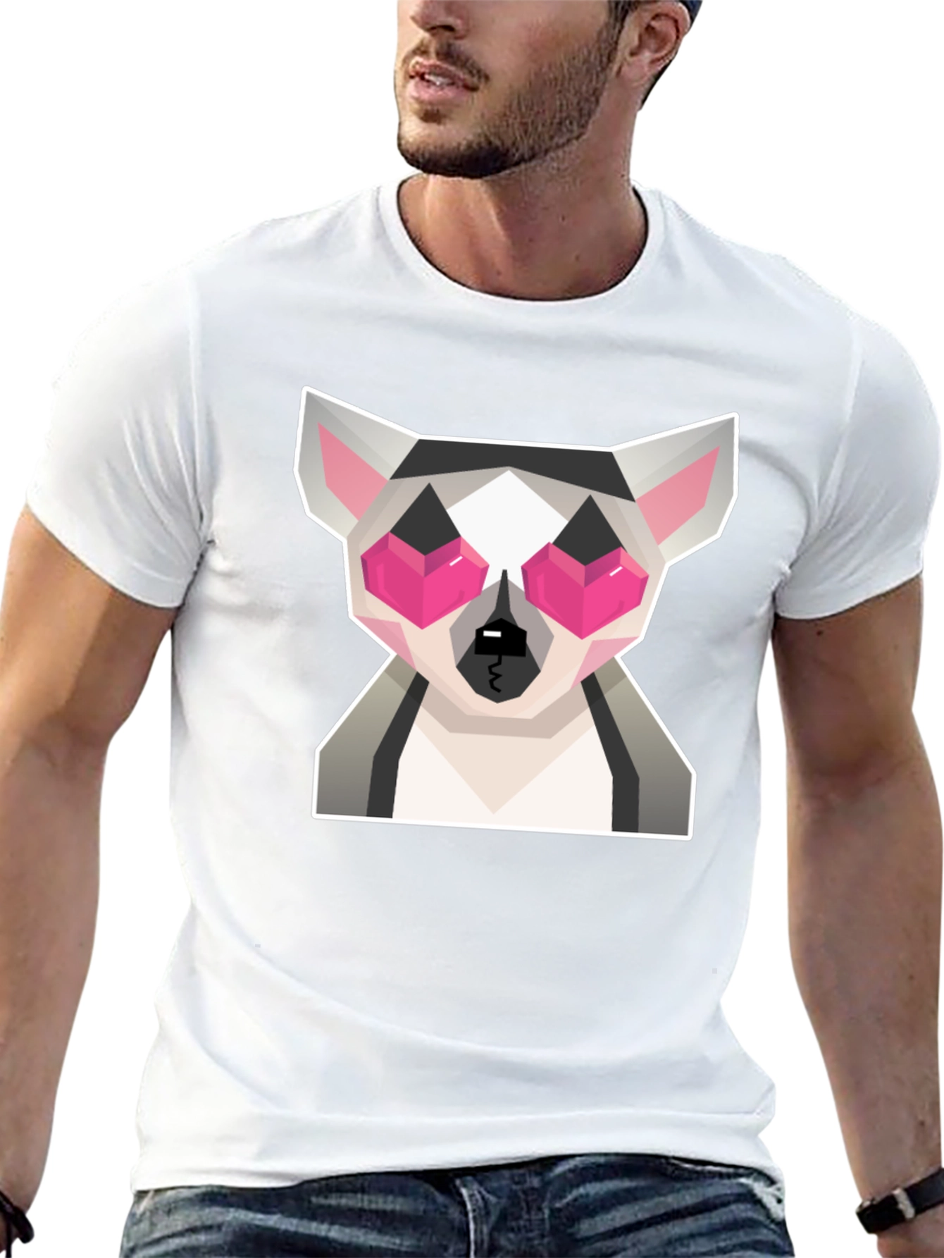 Geometric Lemur T-Shirt