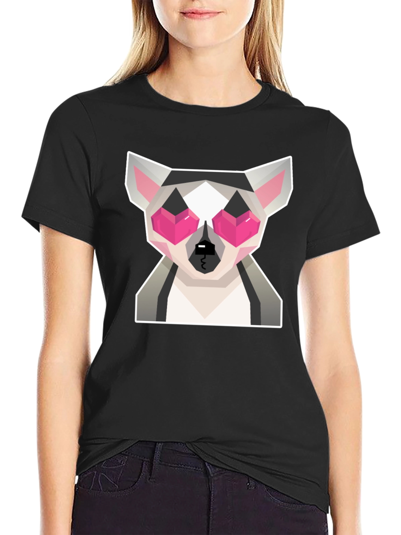 Geometric Lemur T-Shirt