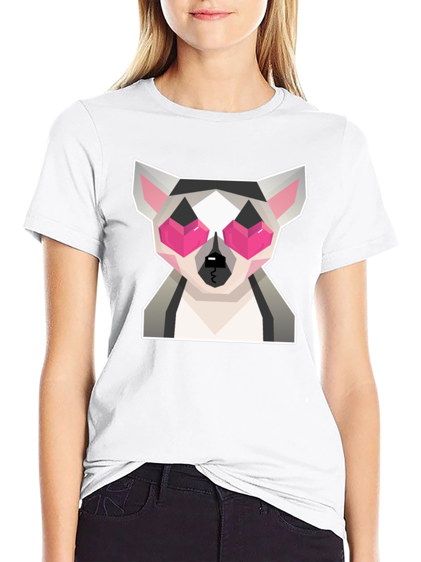 Geometric Lemur T-Shirt