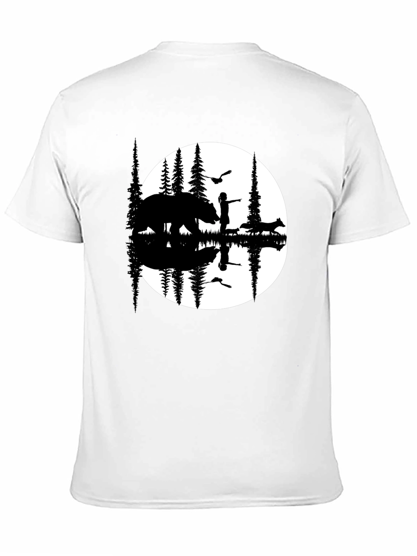Nature Silhouette Graphic T-Shirt