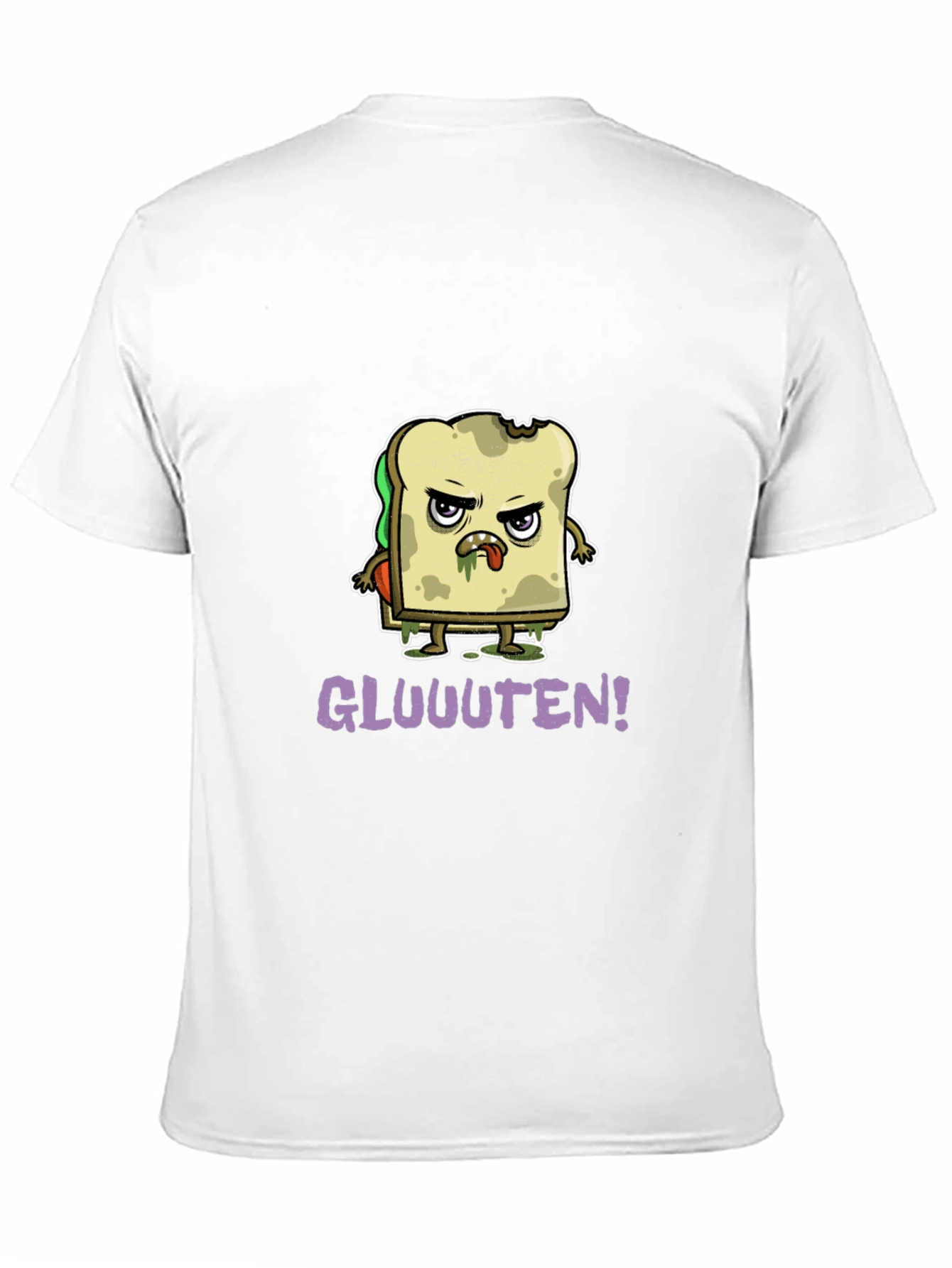 Gluten Zombie Graphic T-Shirt - Black