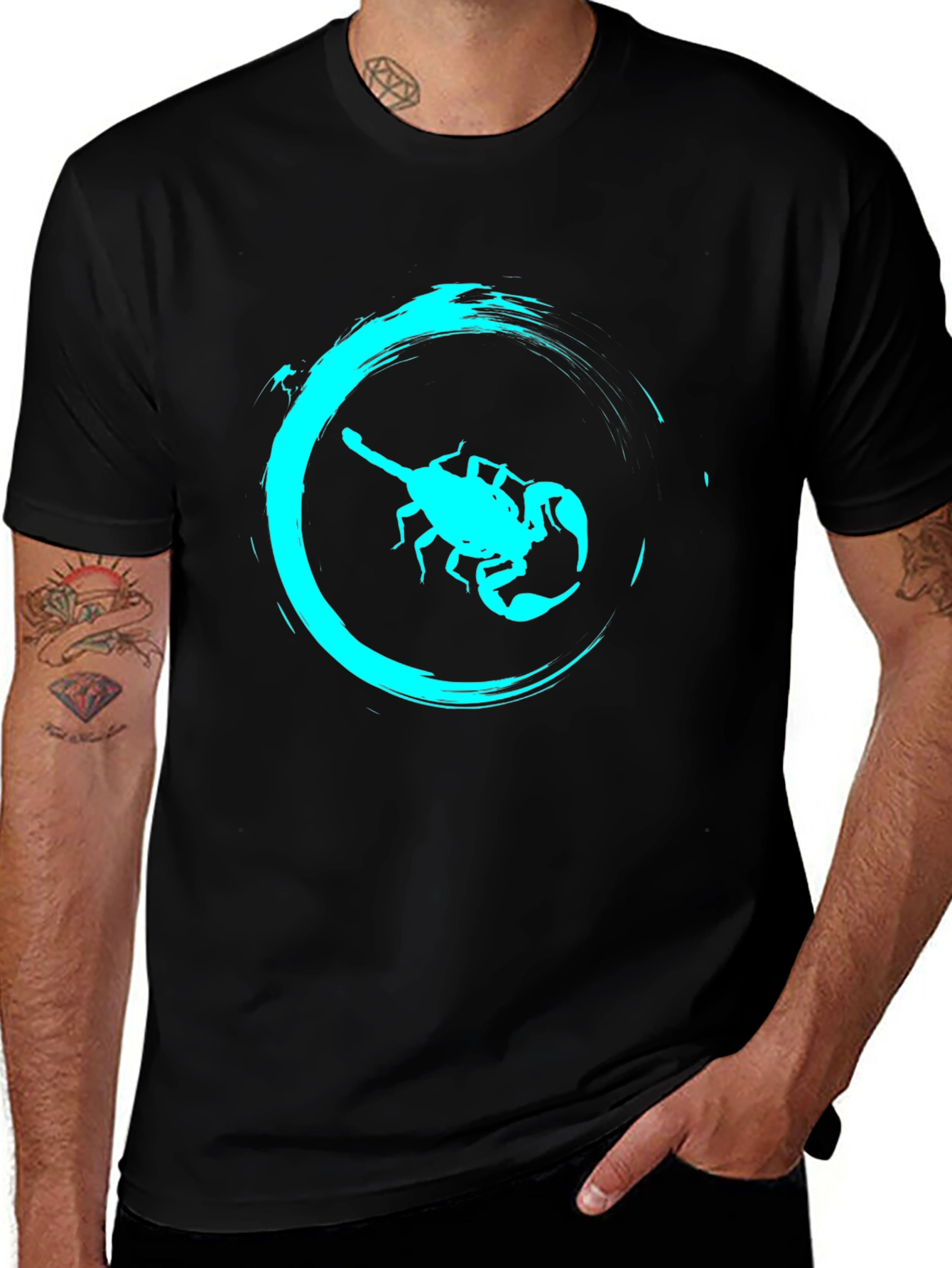 Scorpion Graphic Black T-Shirt