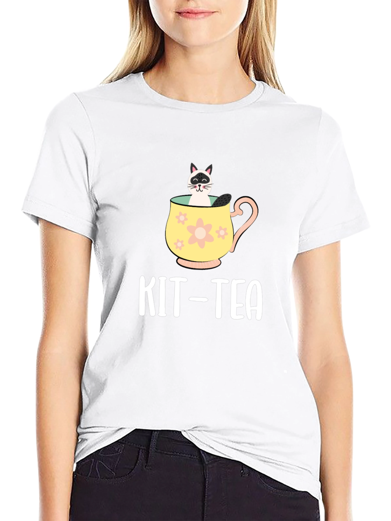 Kit-Tea T-Shirt - Cat Lover Tee