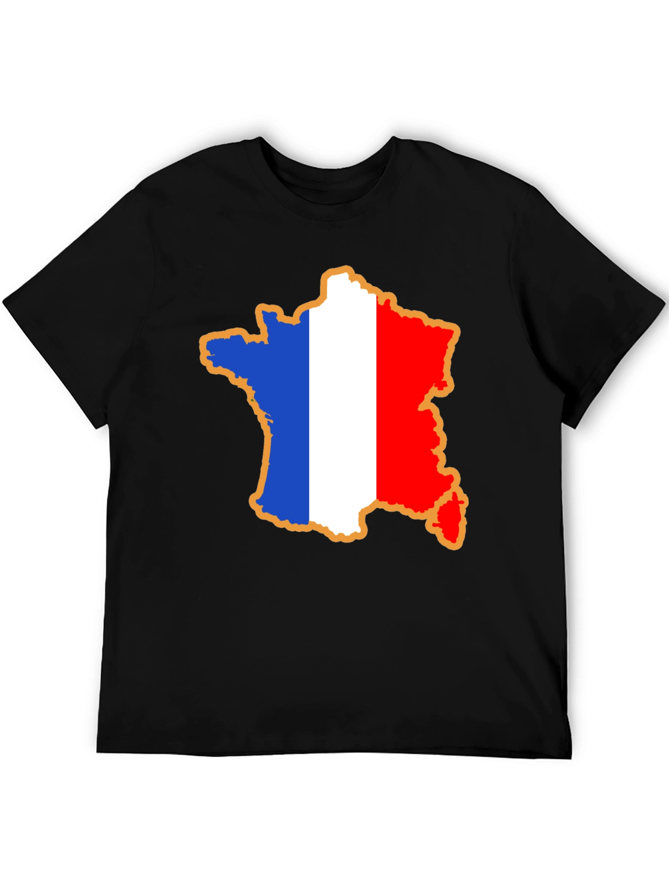 France Flag Map T-Shirt