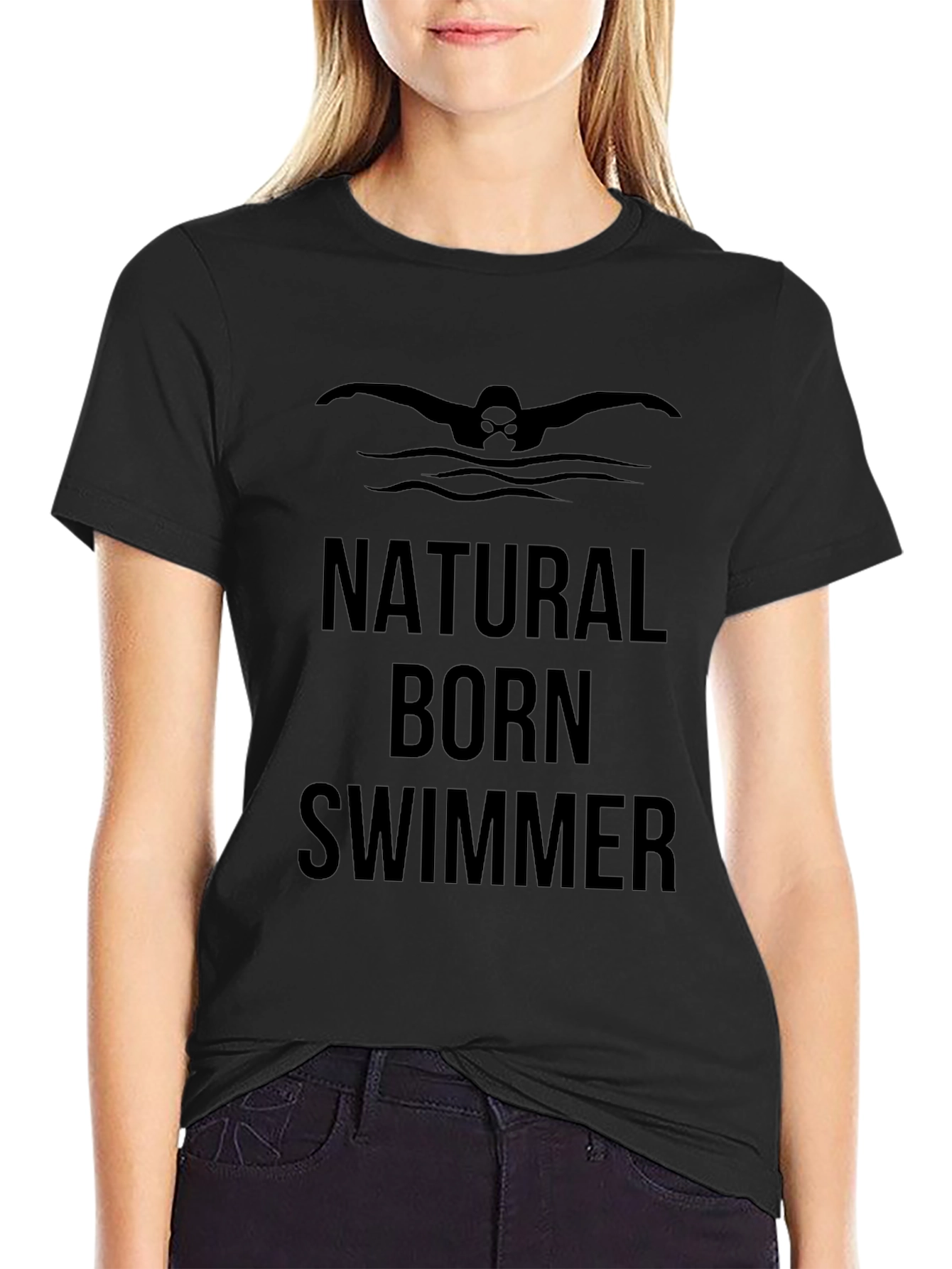 Natural Born Swimmer Graphic Tee