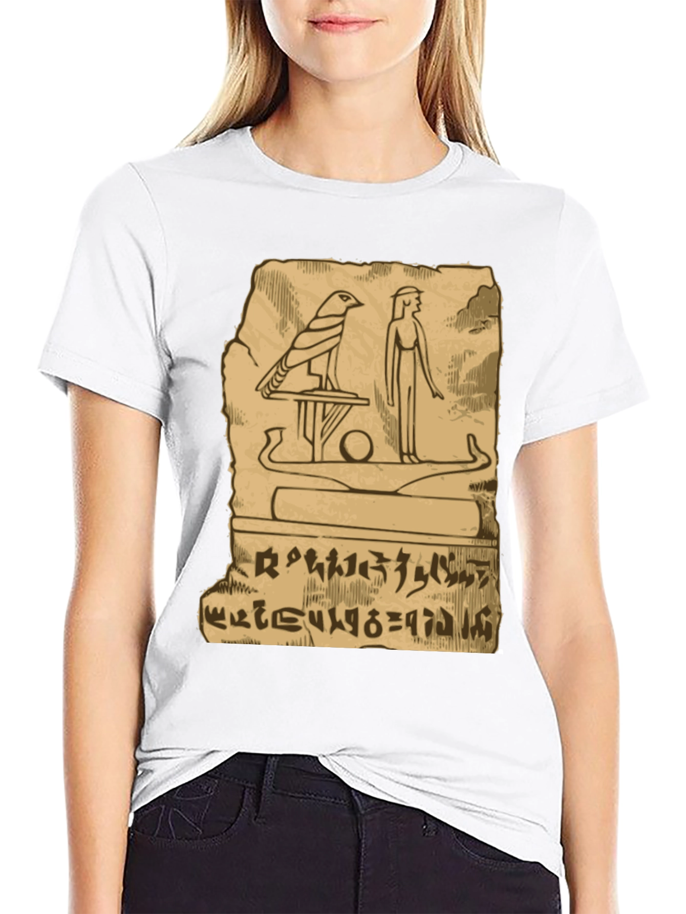 Egyptian Hieroglyph T-Shirt - Ancient History Tee