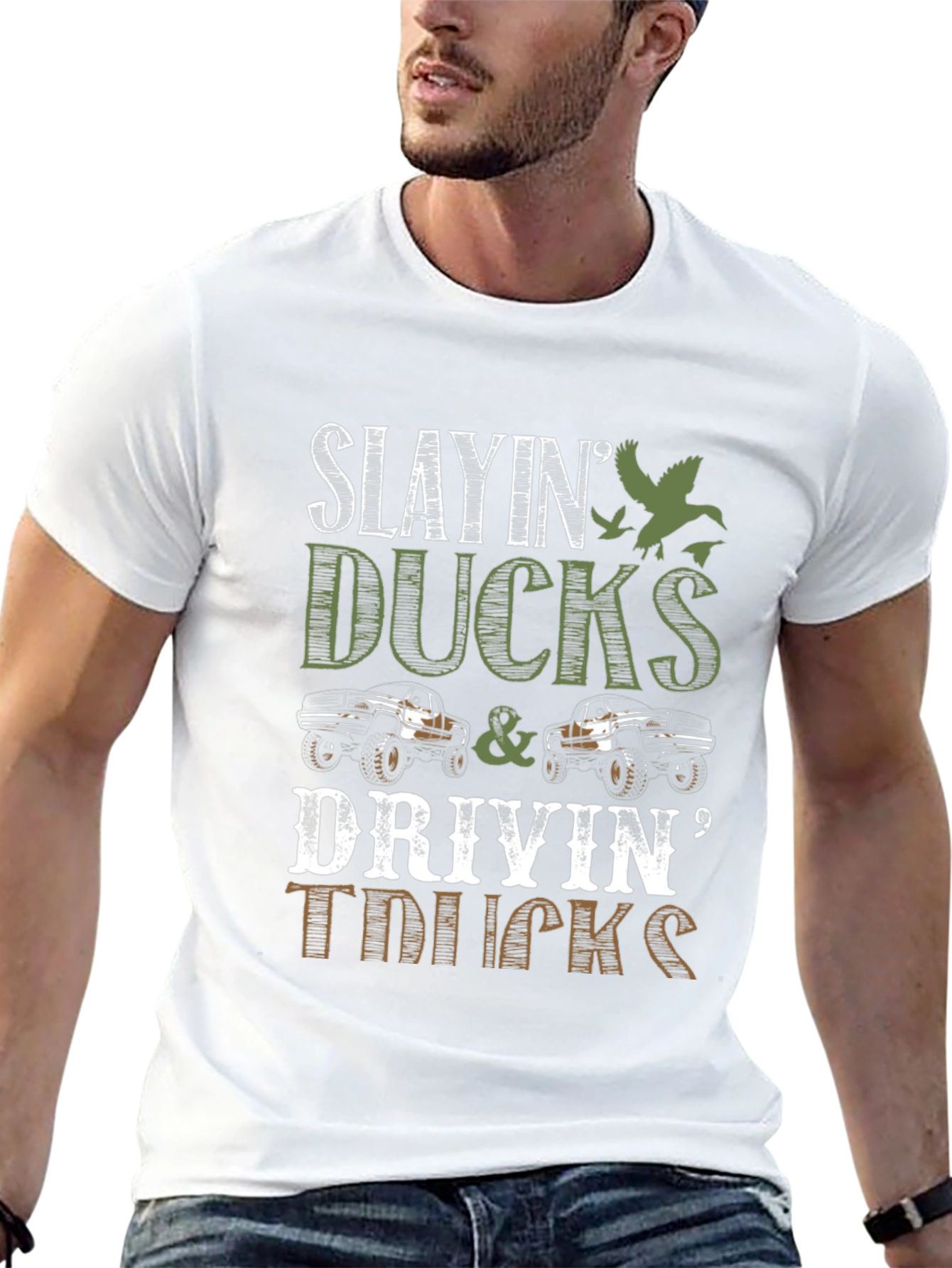 Slayin Ducks & Drivin Trucks Graphic Tee