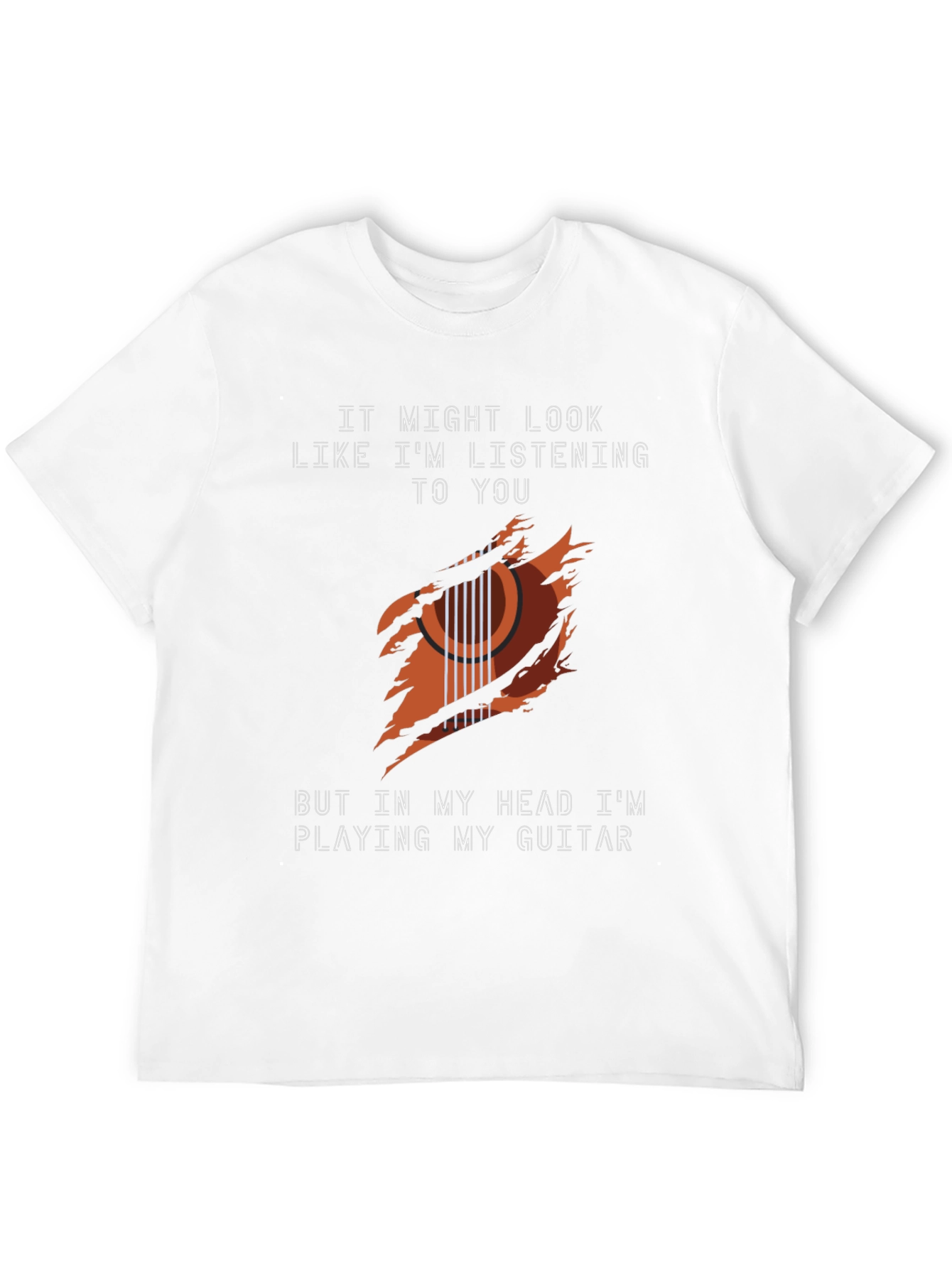 Guitar Player Graphic Tee - Music Lovers T-Shirt