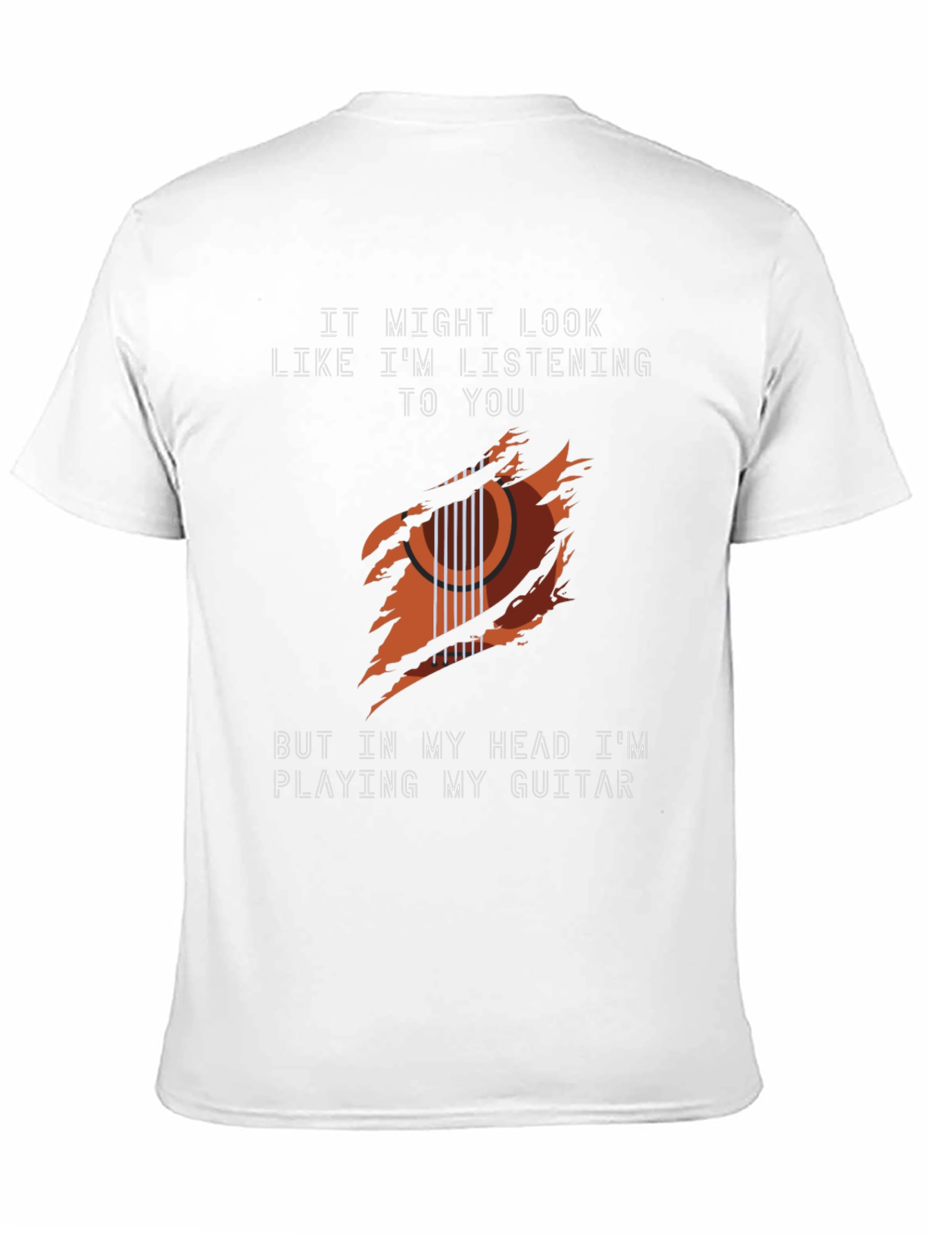 Guitar Player Graphic Tee - Music Lovers T-Shirt