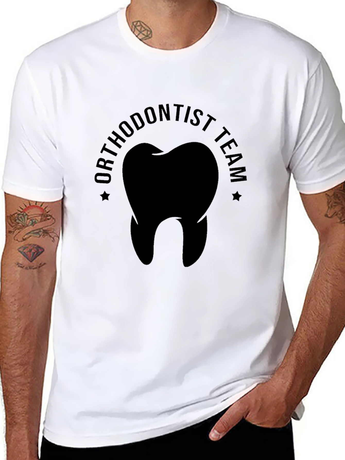 Orthodontist Team T-Shirt Black