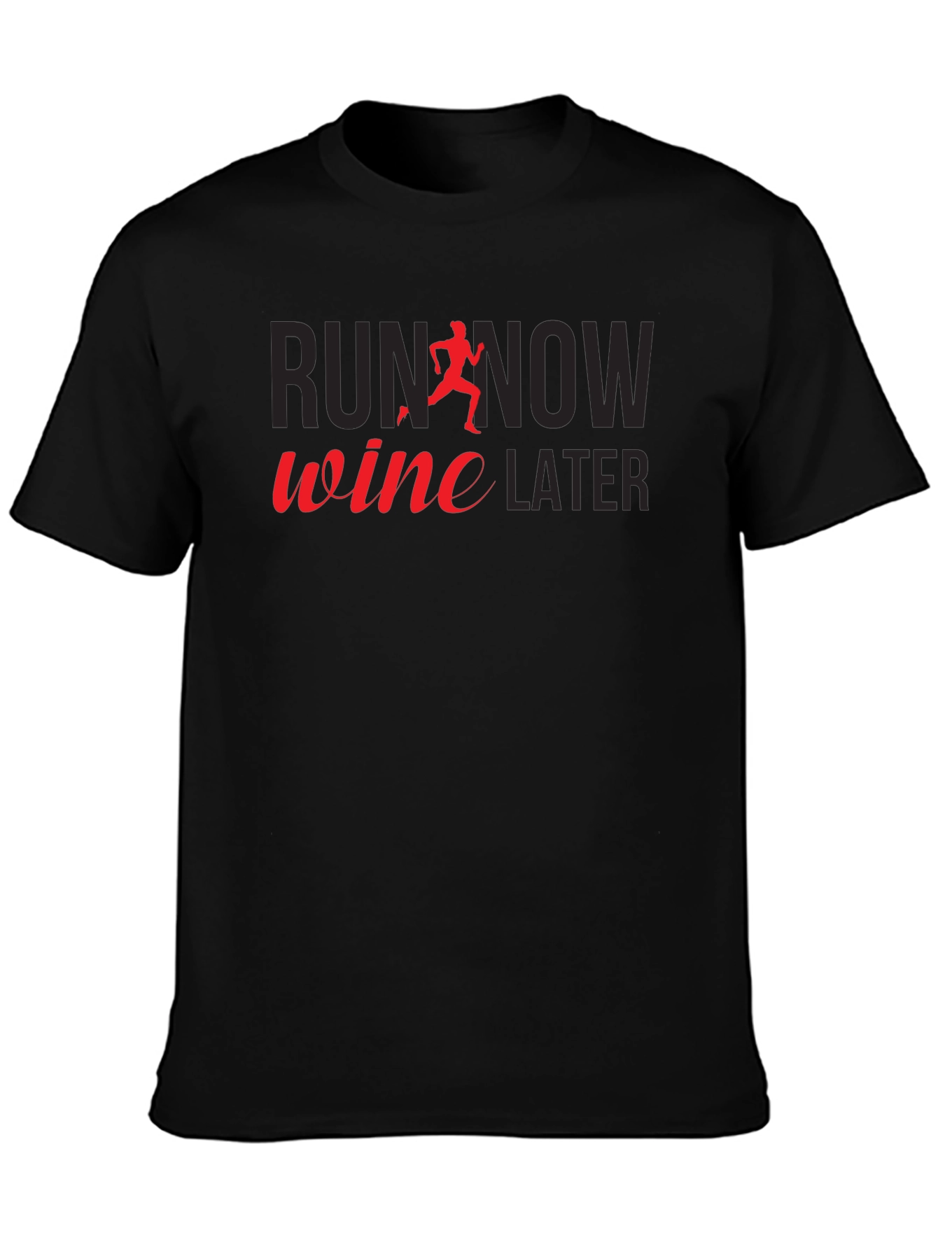 Run Now Wine Later Graphic Tee