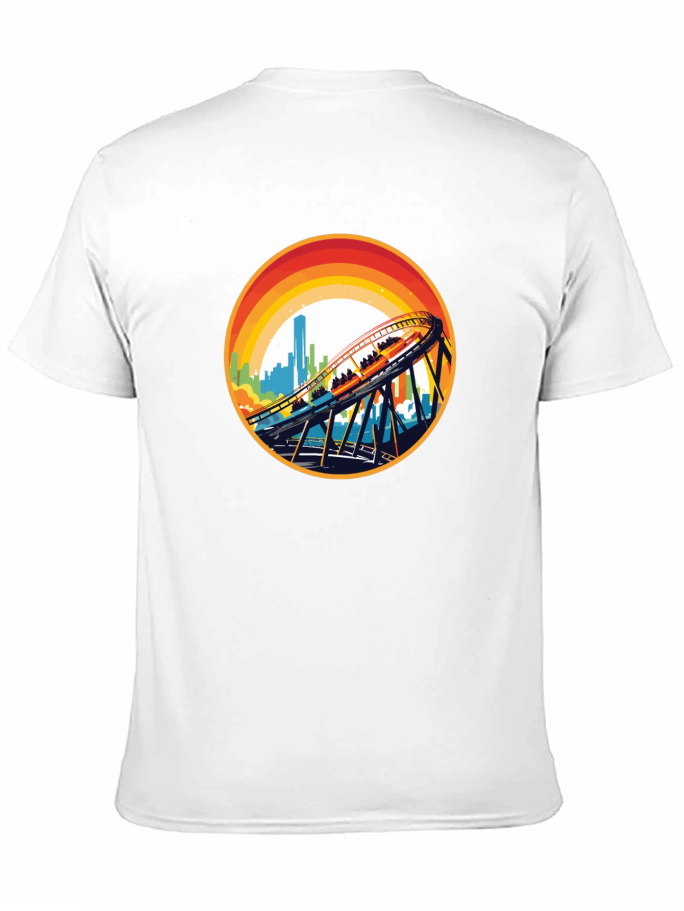 Retro Rollercoaster Graphic Tee