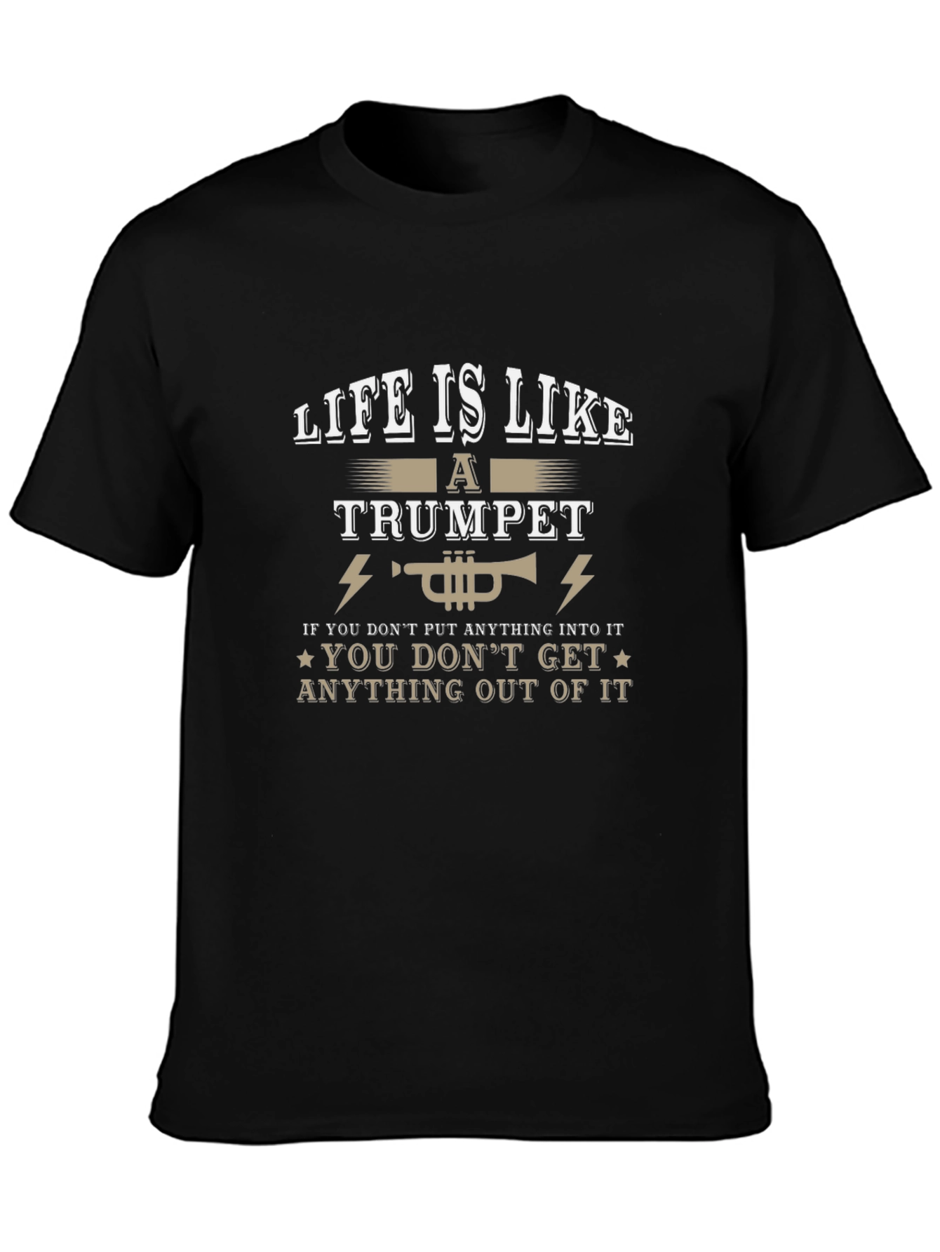 Life is Like a Trumpet Graphic T-Shirt