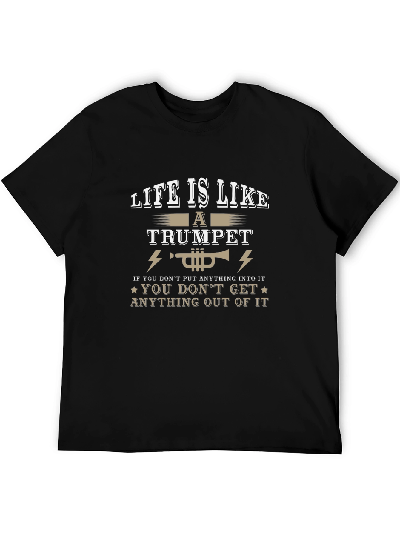 Life is Like a Trumpet Graphic T-Shirt
