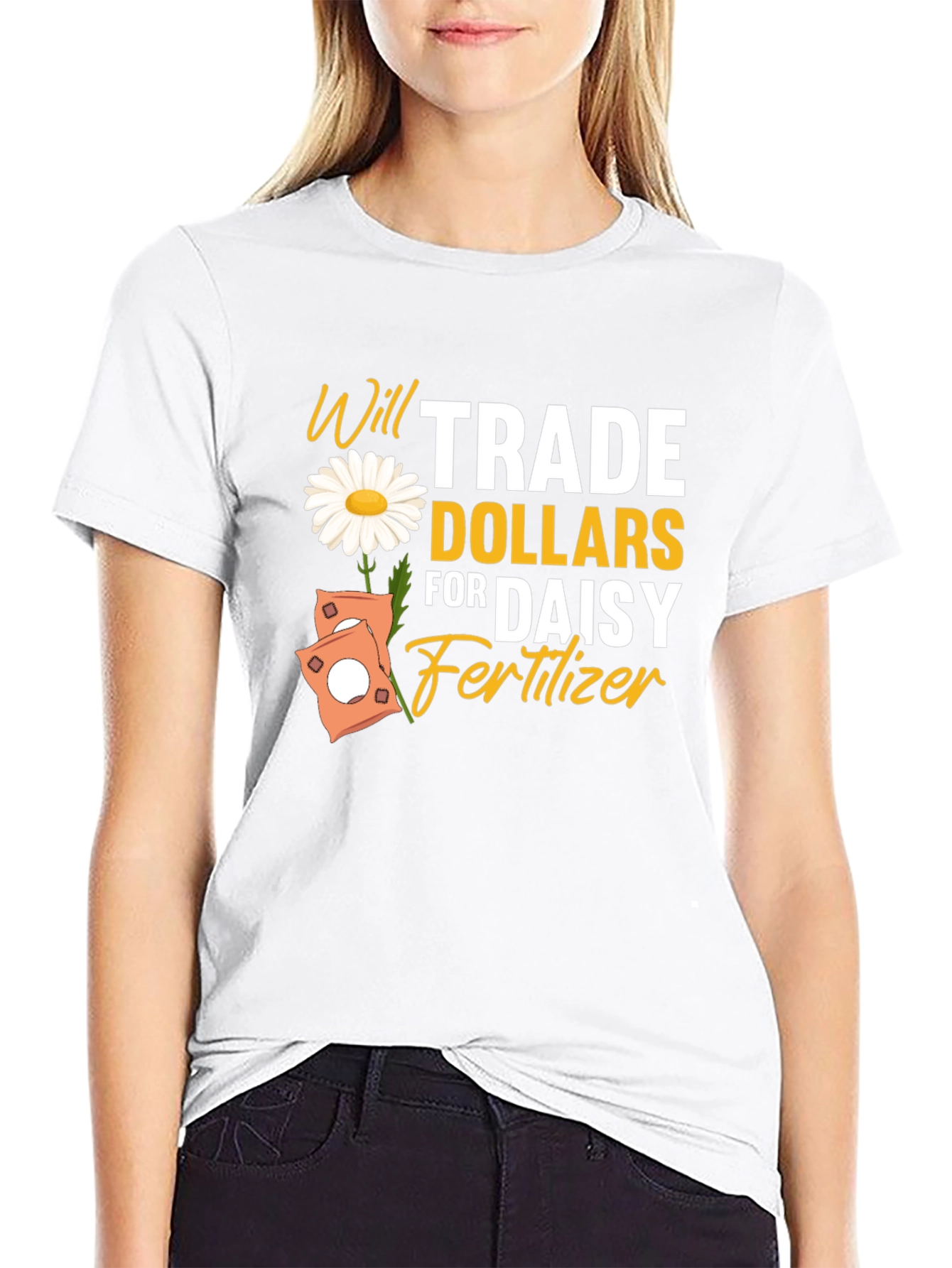 Daisy Fertilizer Trade Black T-Shirt