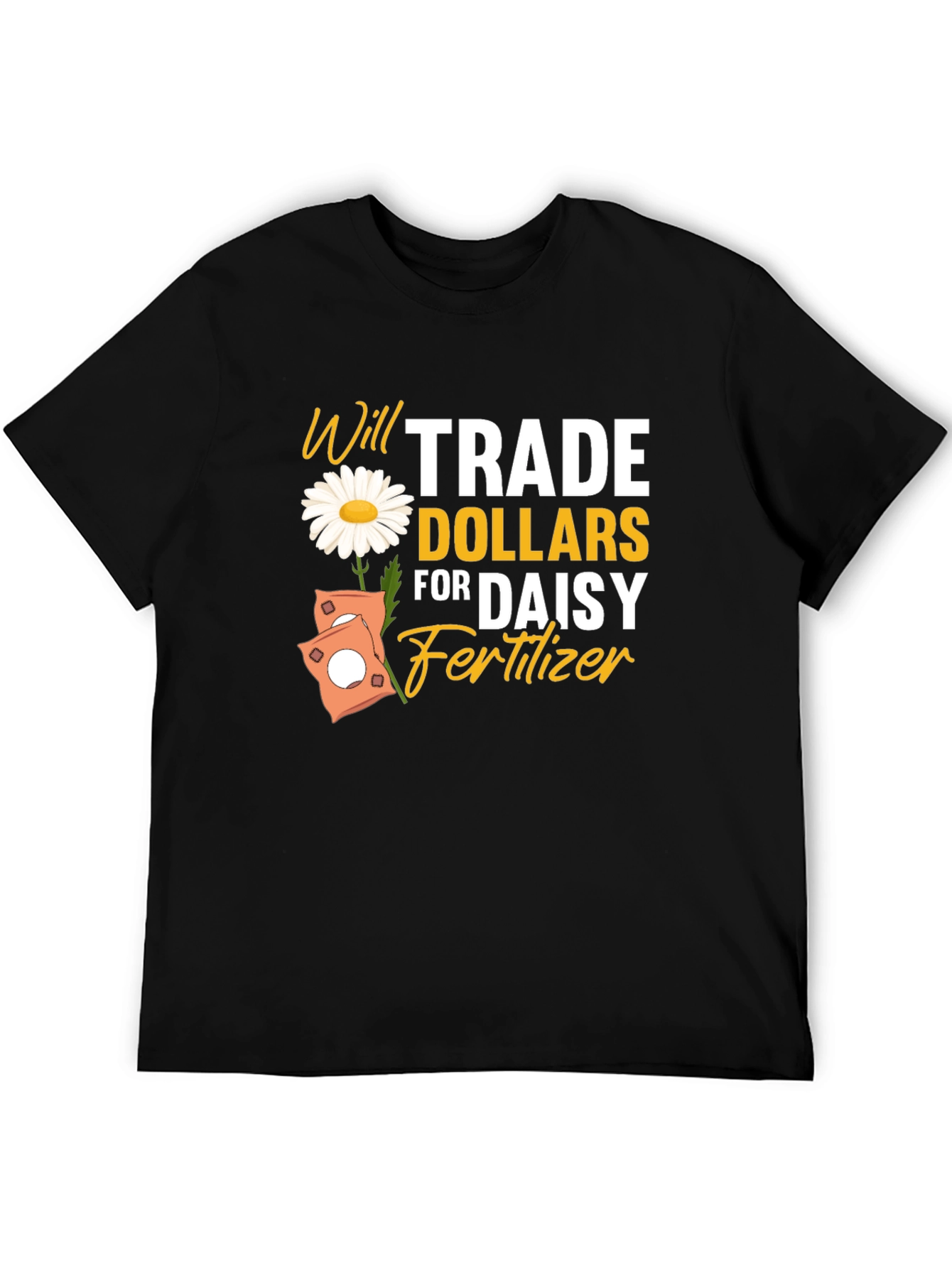 Daisy Fertilizer Trade Black T-Shirt