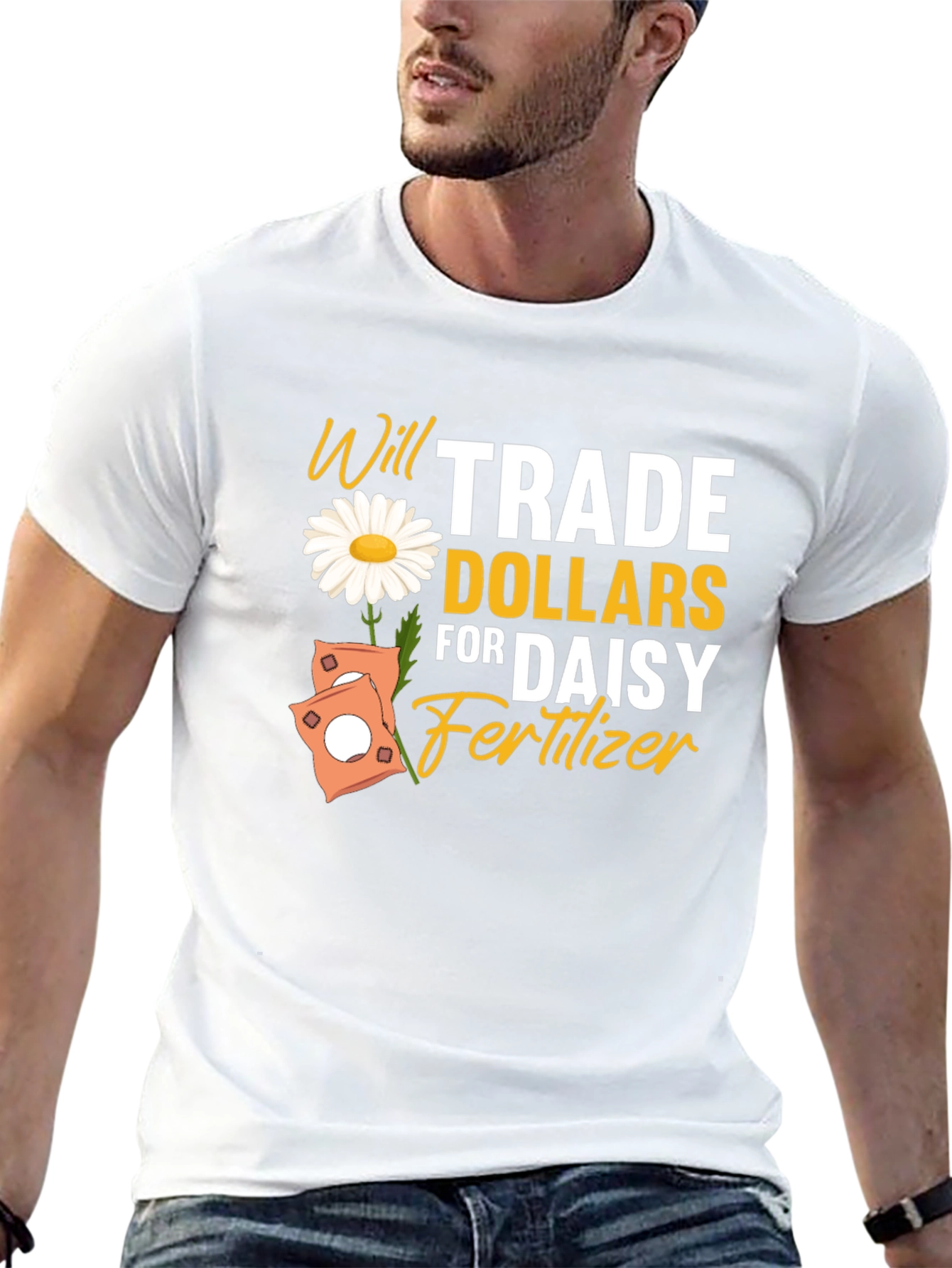 Daisy Fertilizer Trade Black T-Shirt