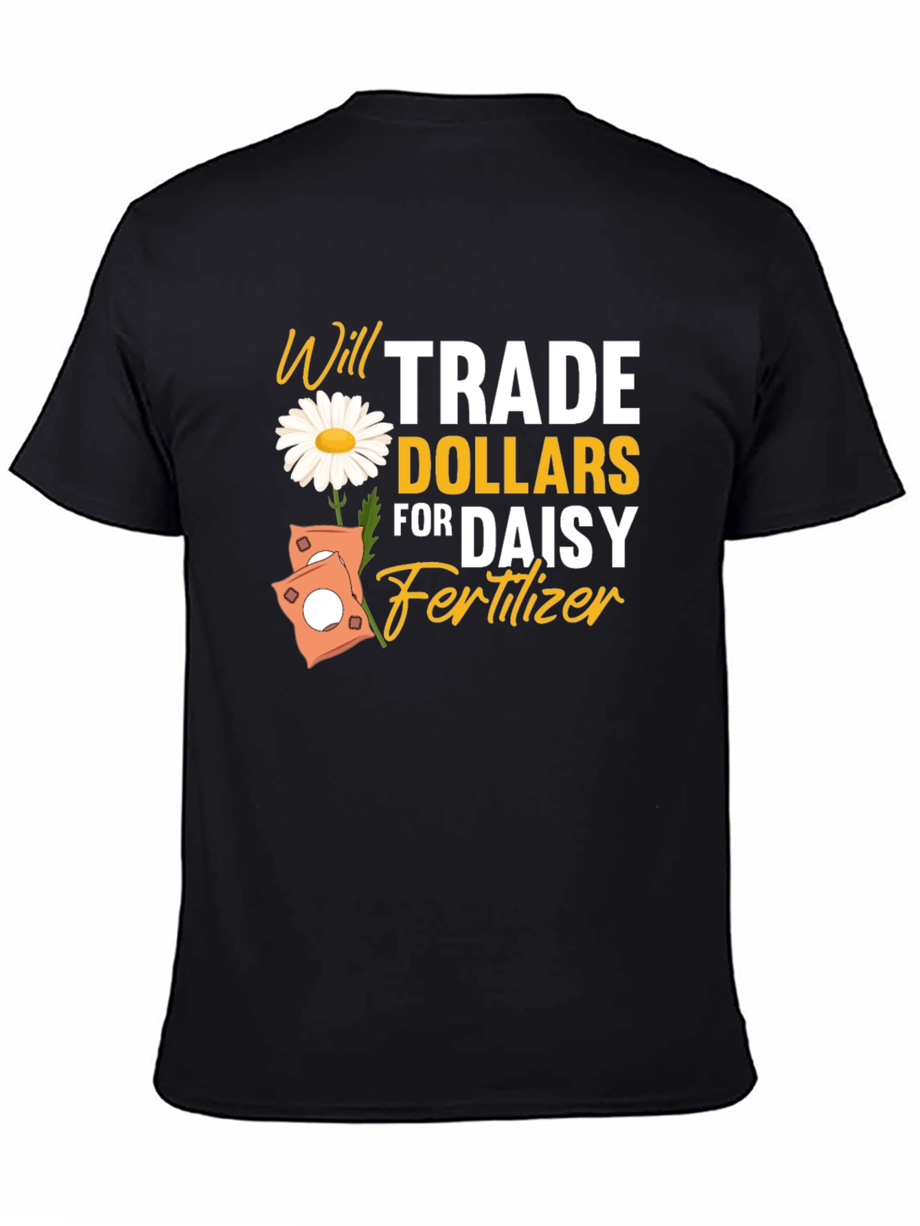 Daisy Fertilizer Trade Black T-Shirt
