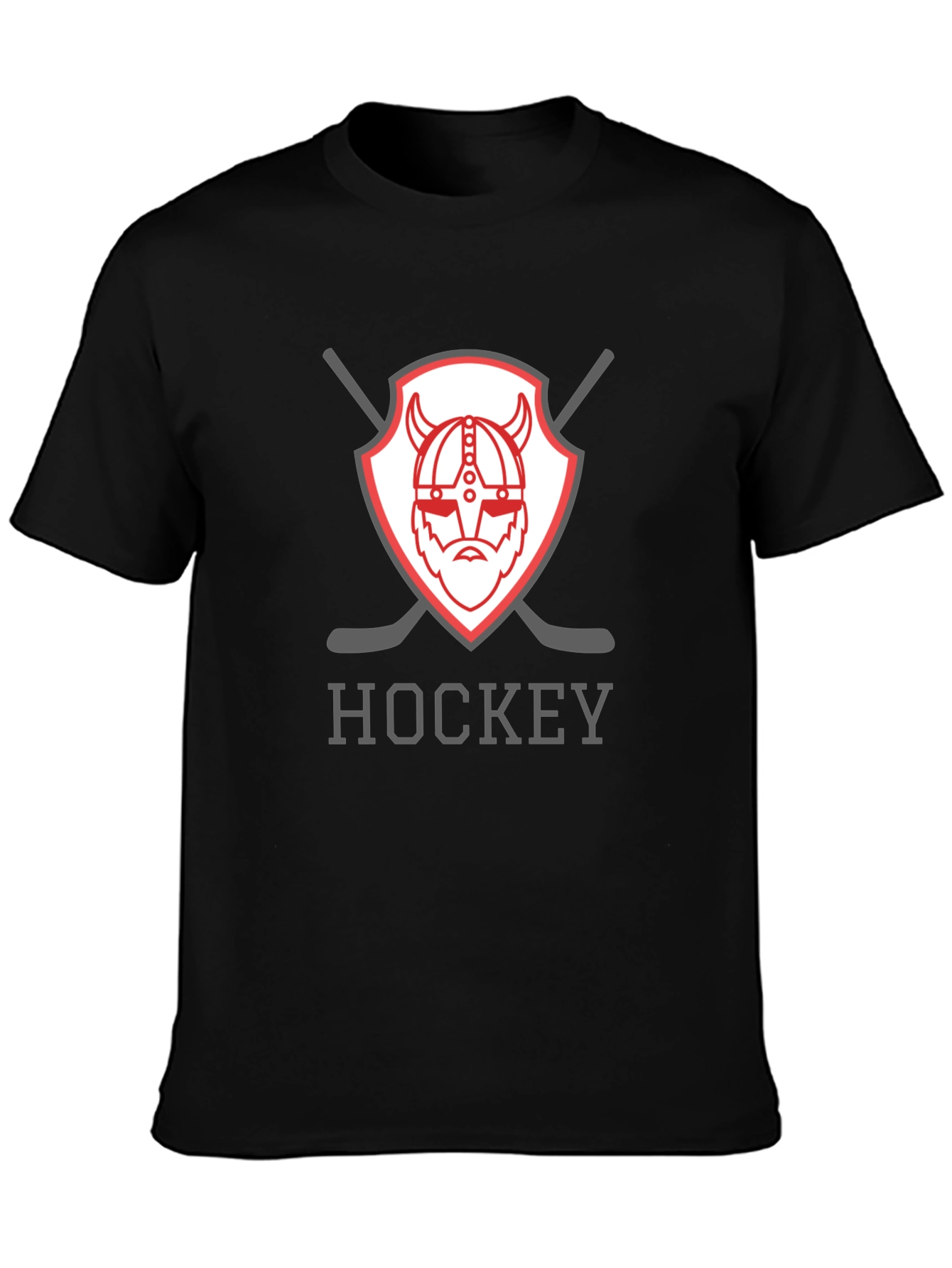 Hockey Viking Shield Graphic T-Shirt