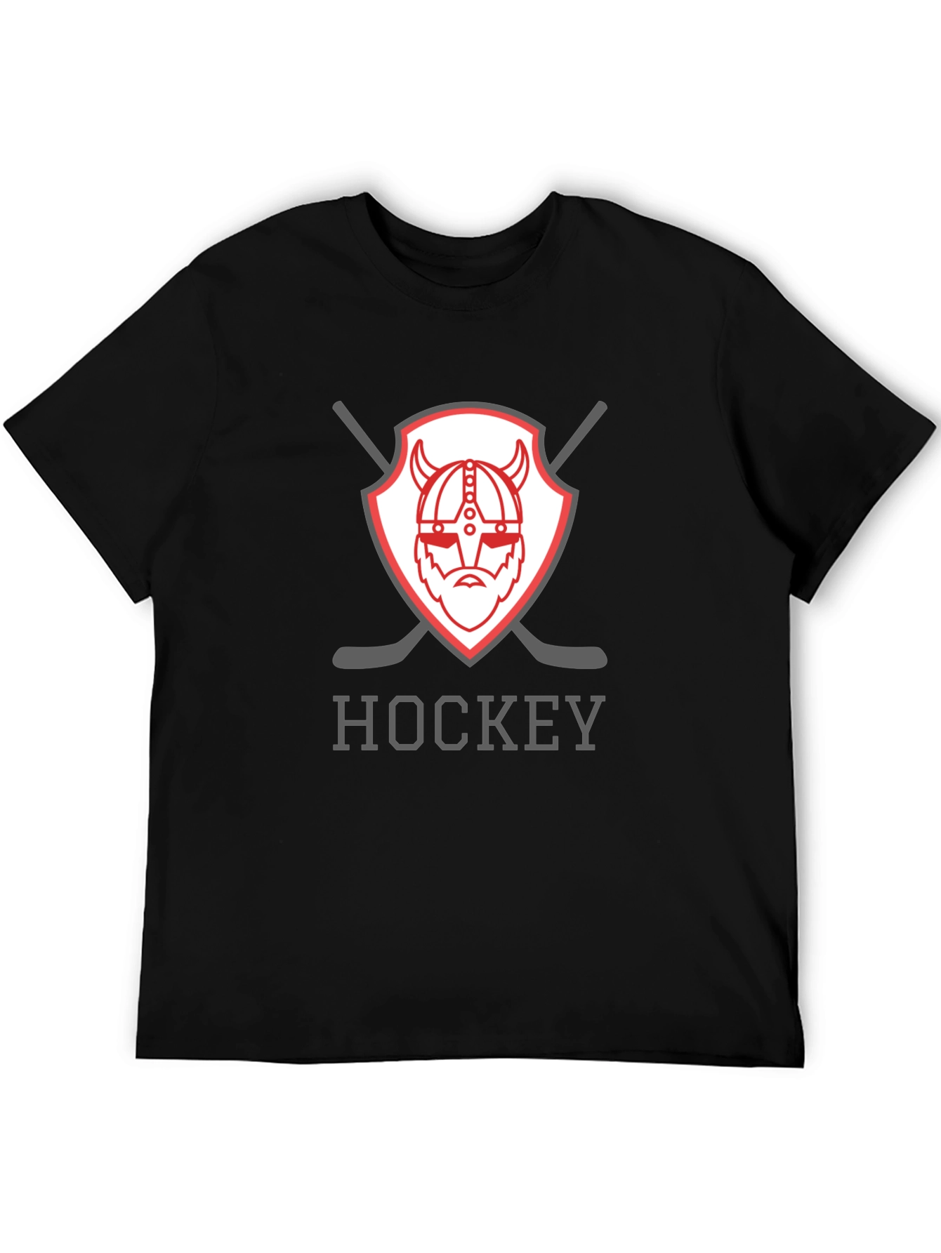Hockey Viking Shield Graphic T-Shirt