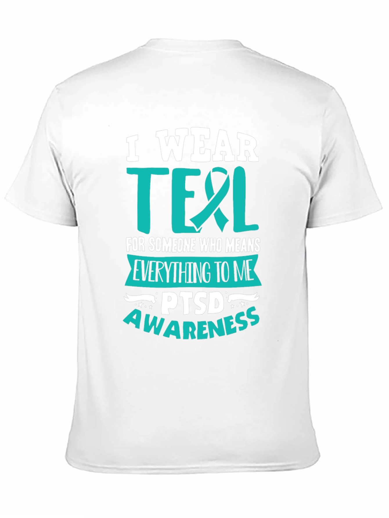 PTSD Awareness Teal Ribbon T-Shirt