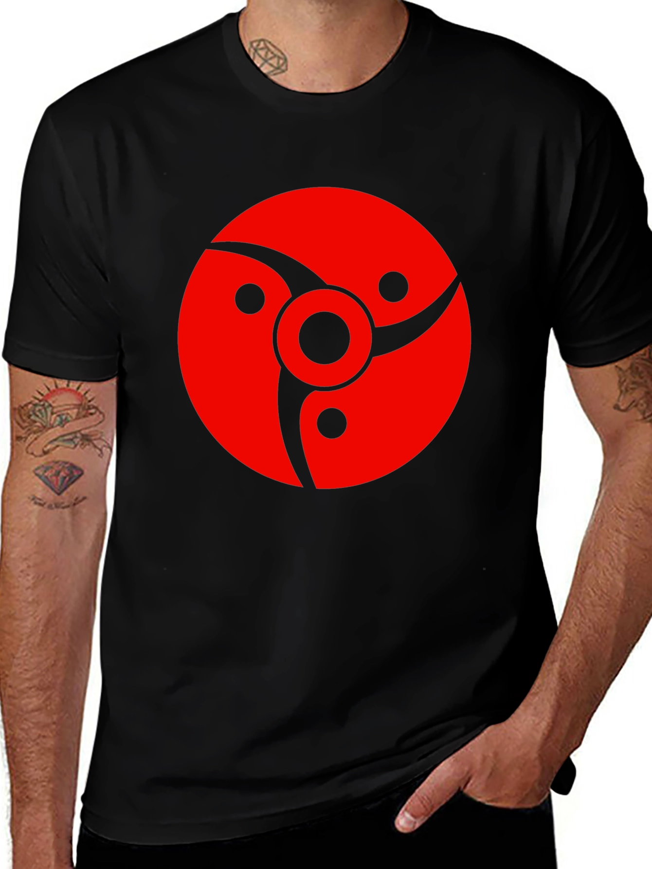 Anime Sharingan T-Shirt - Graphic Tee