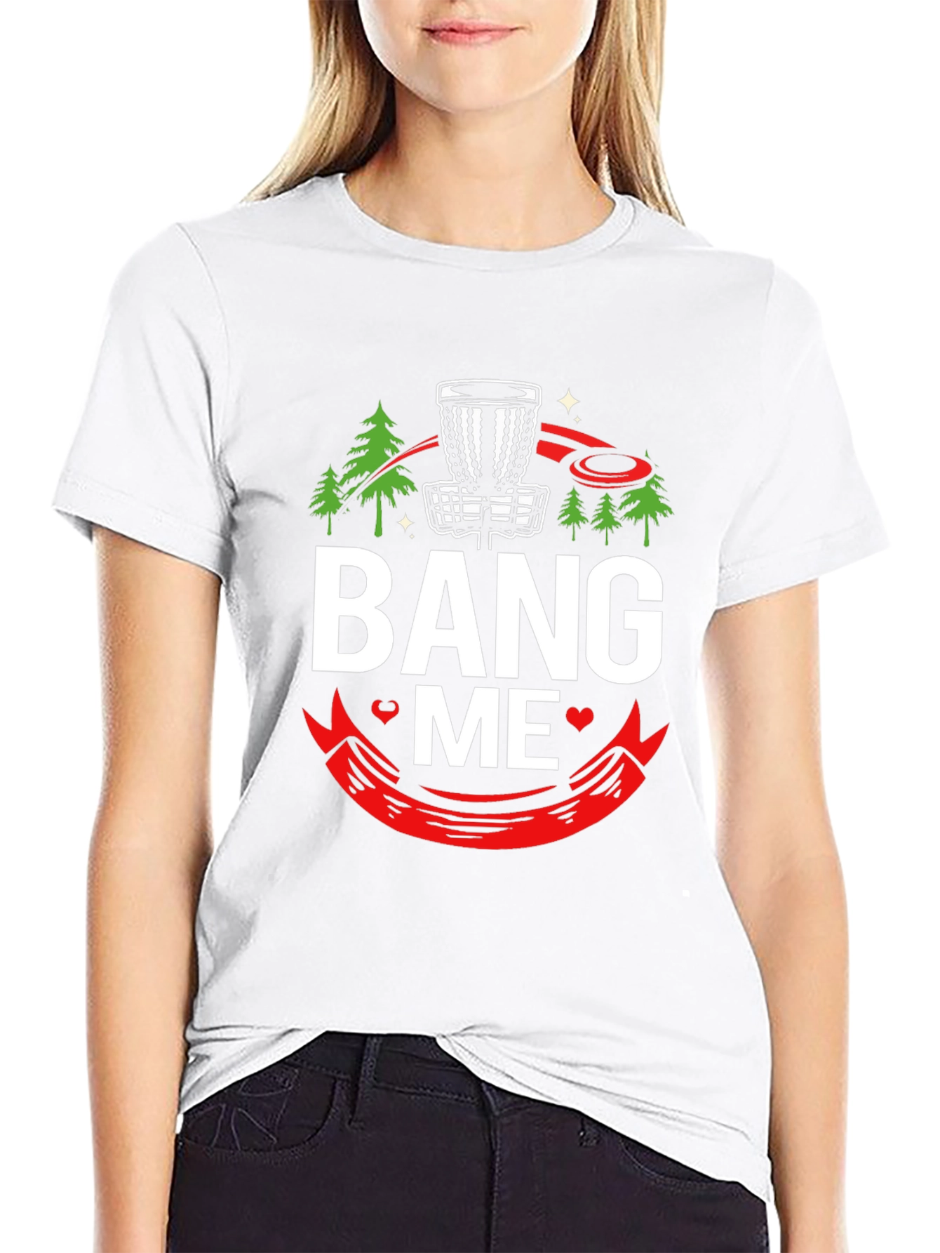 Bang Me Disc Golf T-Shirt Funny Golfing Tee