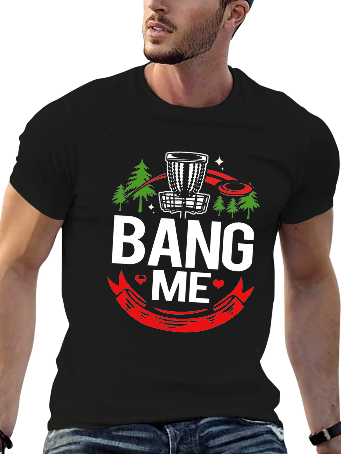 Bang Me Disc Golf T-Shirt Funny Golfing Tee