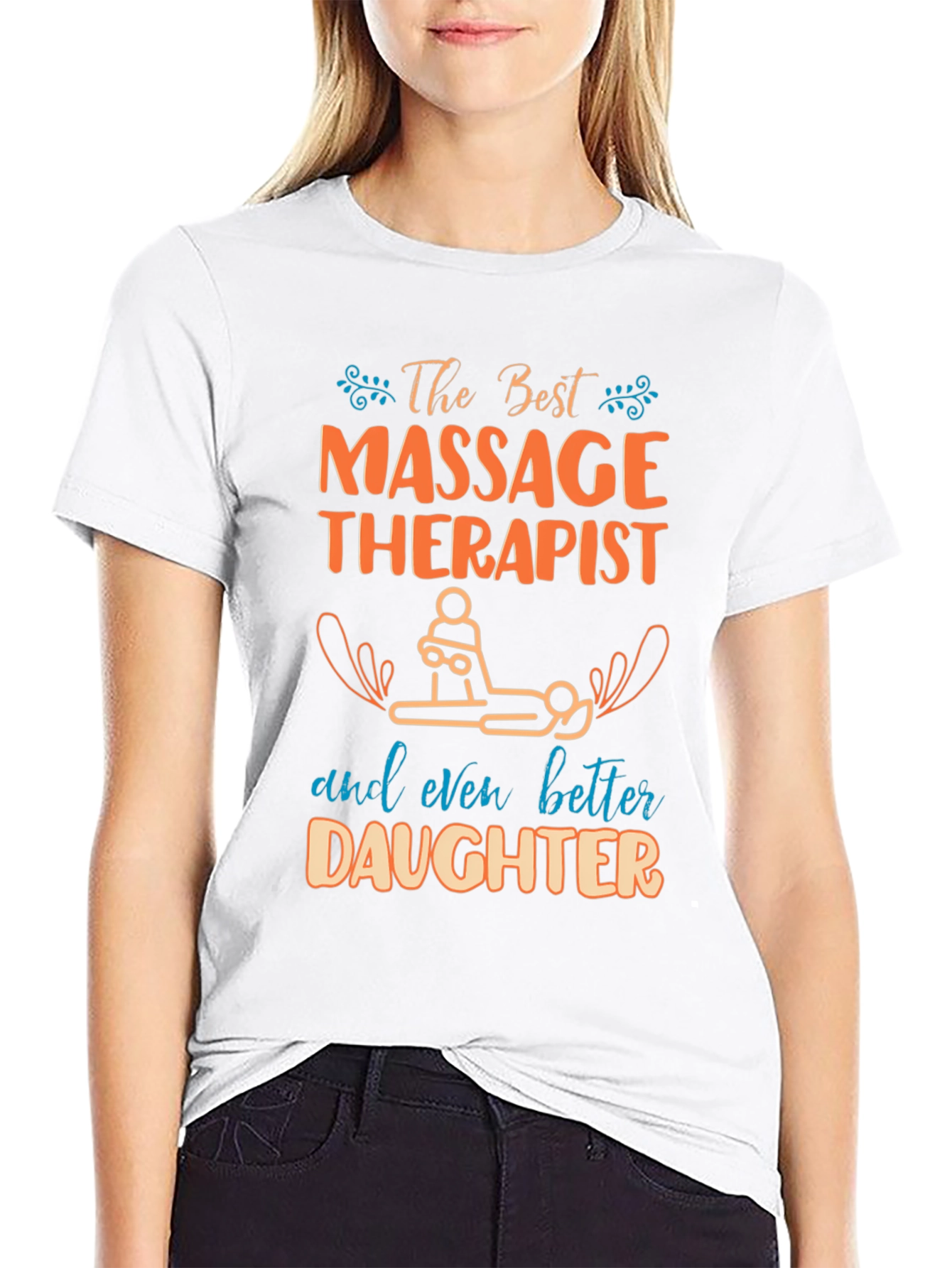 Massage Therapist Daughter Novelty T-Shirt