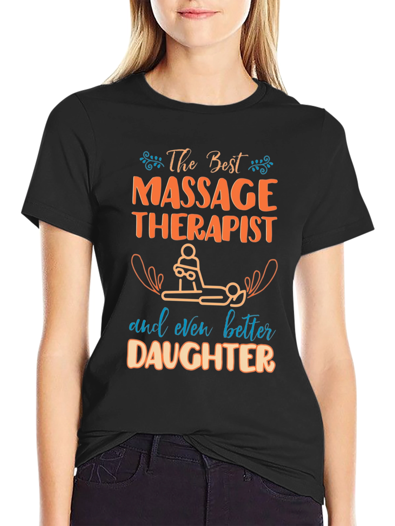 Massage Therapist Daughter Novelty T-Shirt