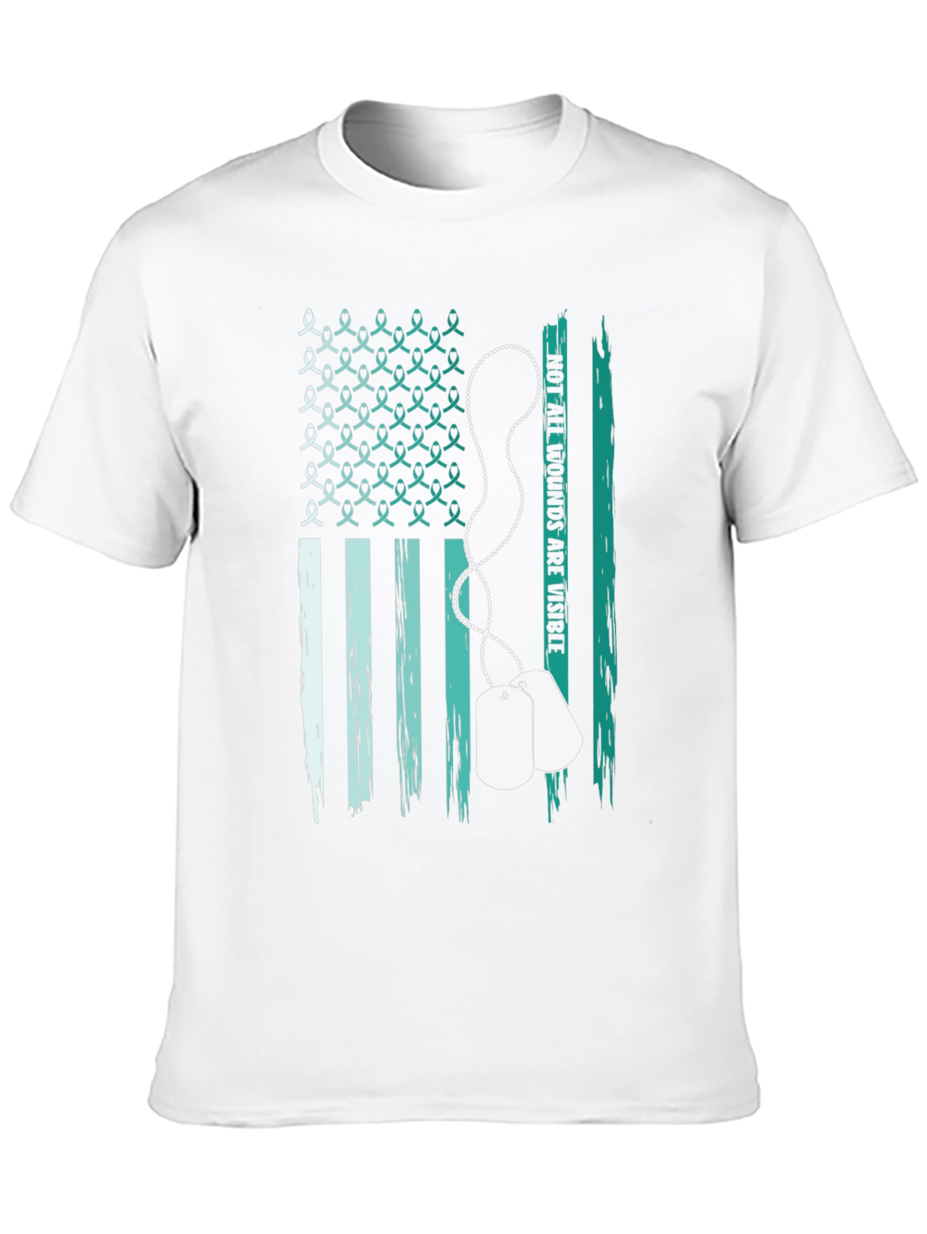 Mental Health Awareness T-Shirt Patriotic Design