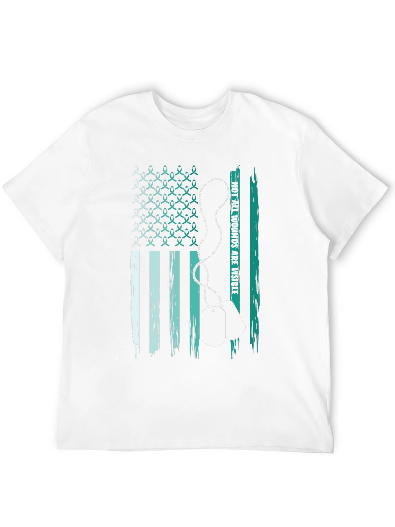Mental Health Awareness T-Shirt Patriotic Design