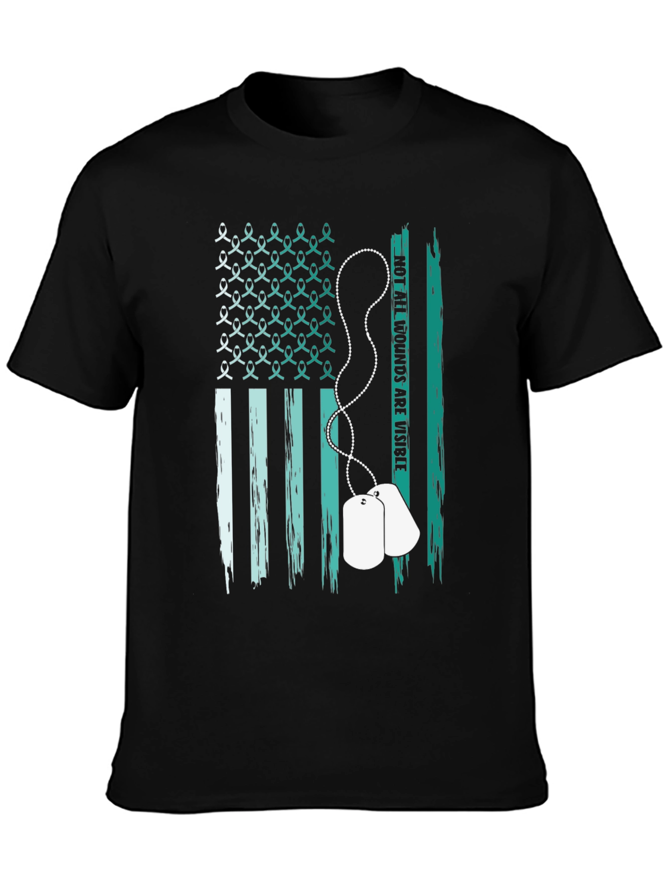 Mental Health Awareness T-Shirt Patriotic Design