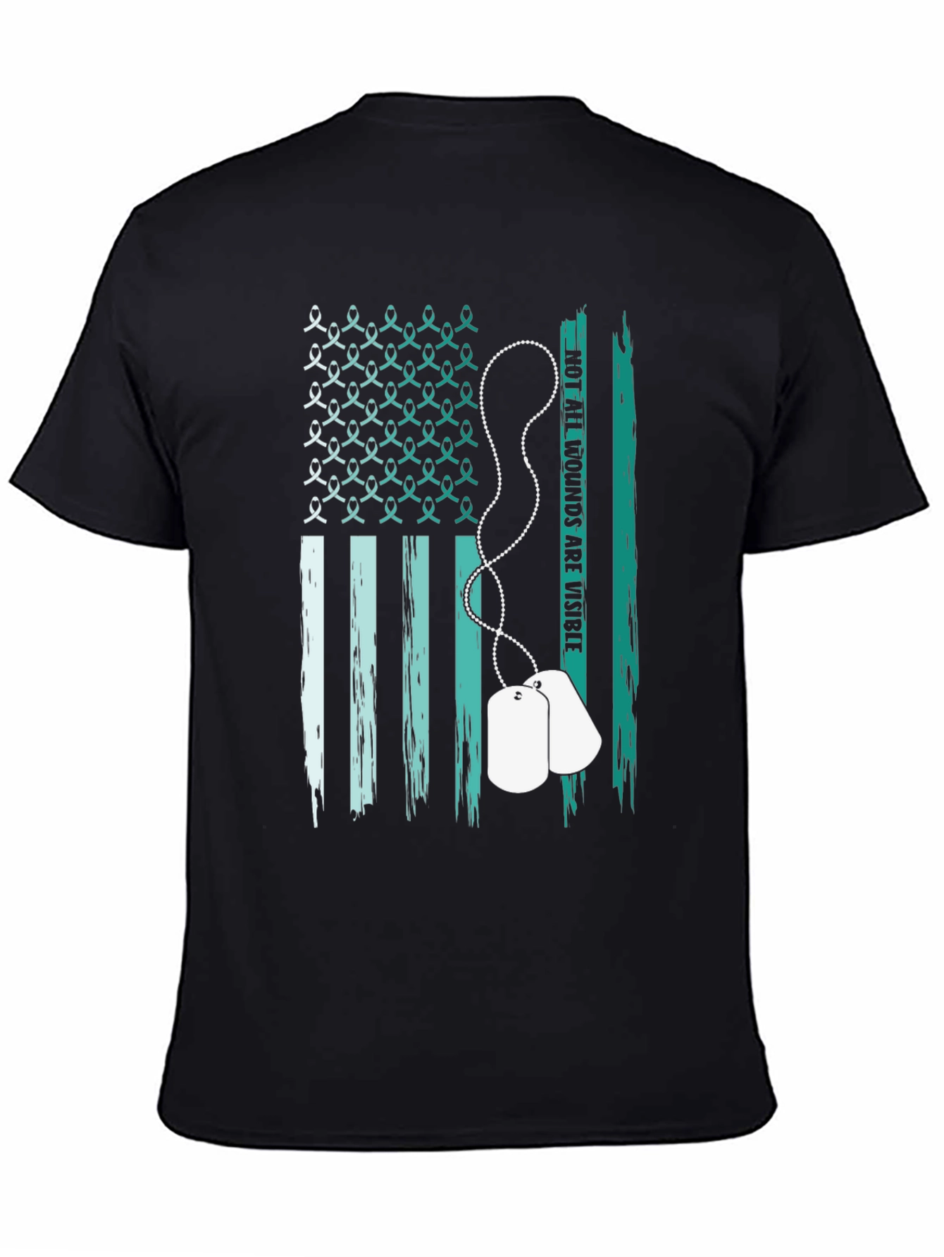 Mental Health Awareness T-Shirt Patriotic Design