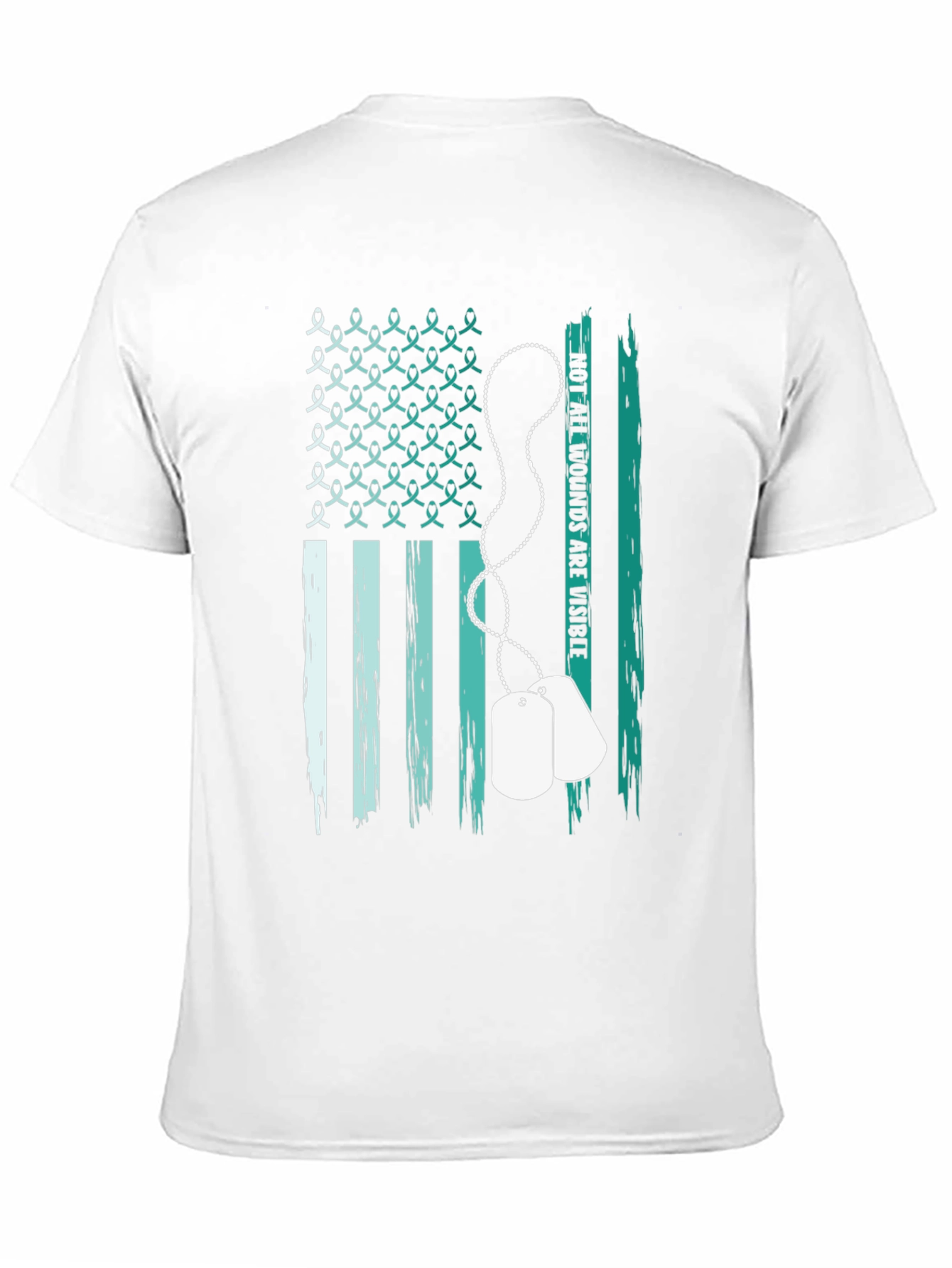 Mental Health Awareness T-Shirt Patriotic Design