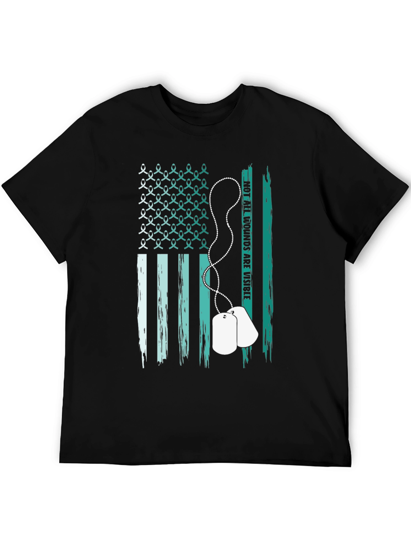 Mental Health Awareness T-Shirt Patriotic Design