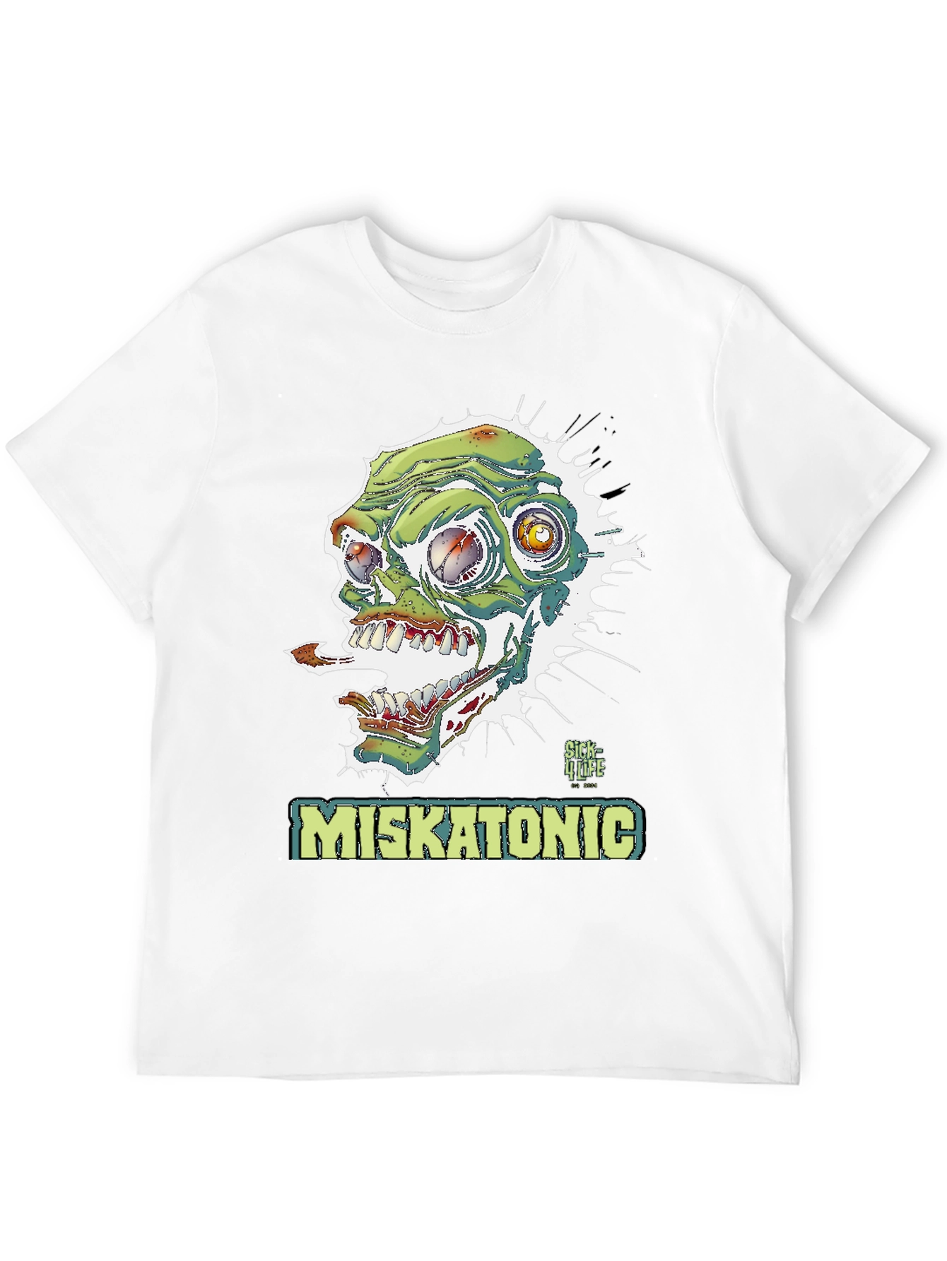 Miskatonic Zombie Graphic T-Shirt - Horror Style