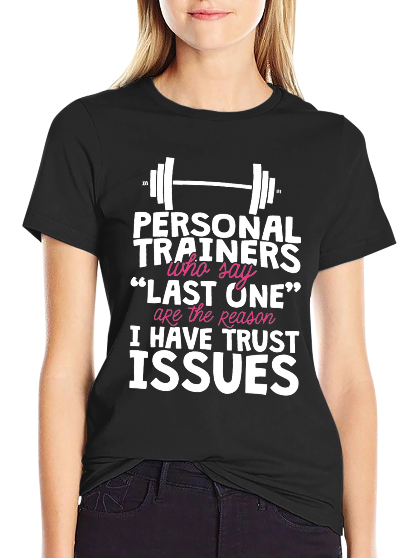 Funny Personal Trainer Trust Issues Graphic Tee