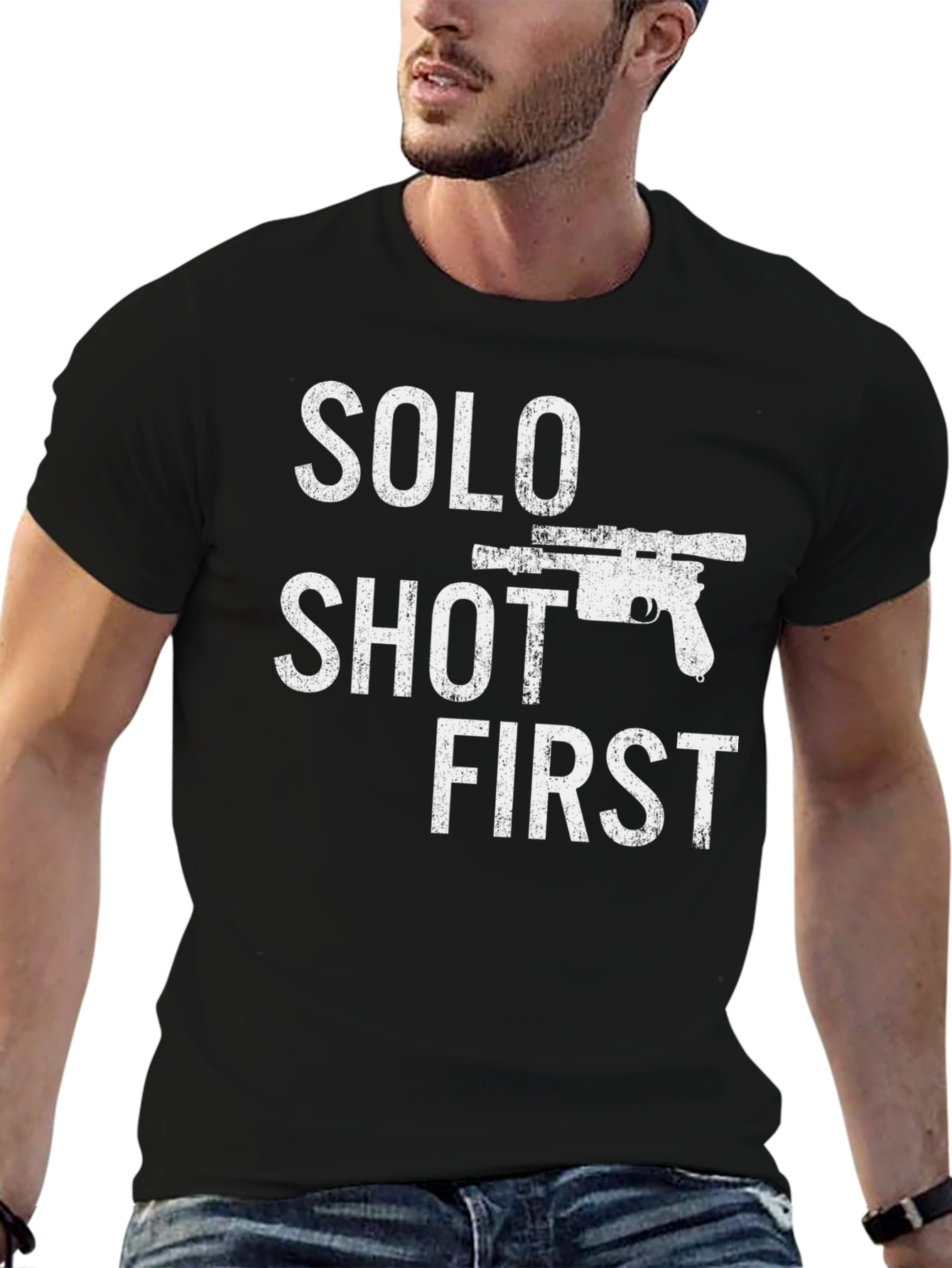 Solo Shot First Graphic T-Shirt