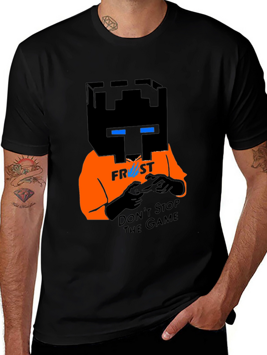 Frost Gamer Graphic Tee - Dont Stop the Game!