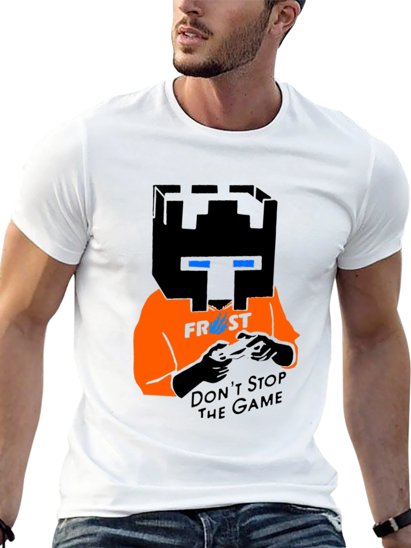 Frost Gamer Graphic Tee - Dont Stop the Game!