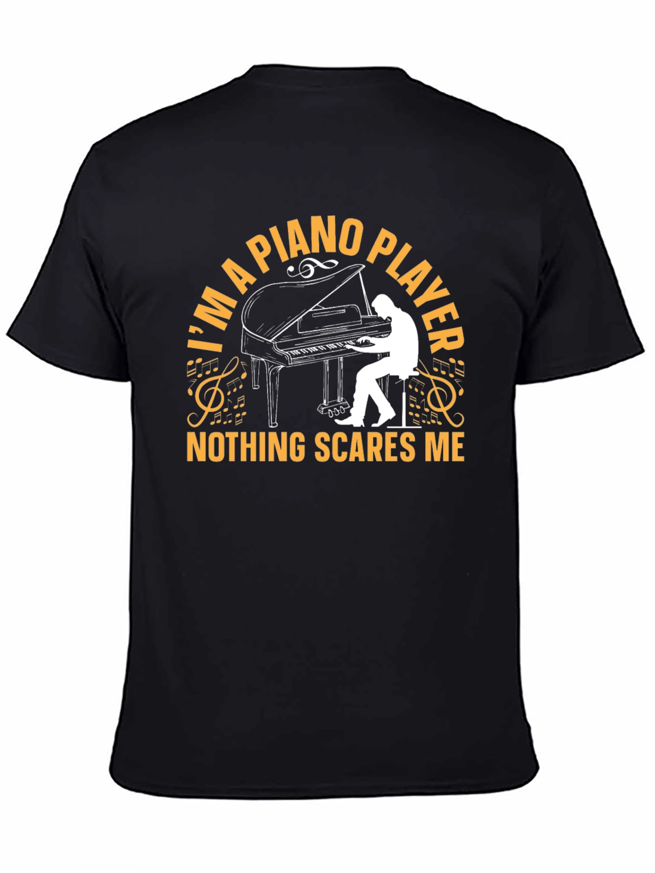 Piano Player Graphic T-Shirt - Music Lover Tee